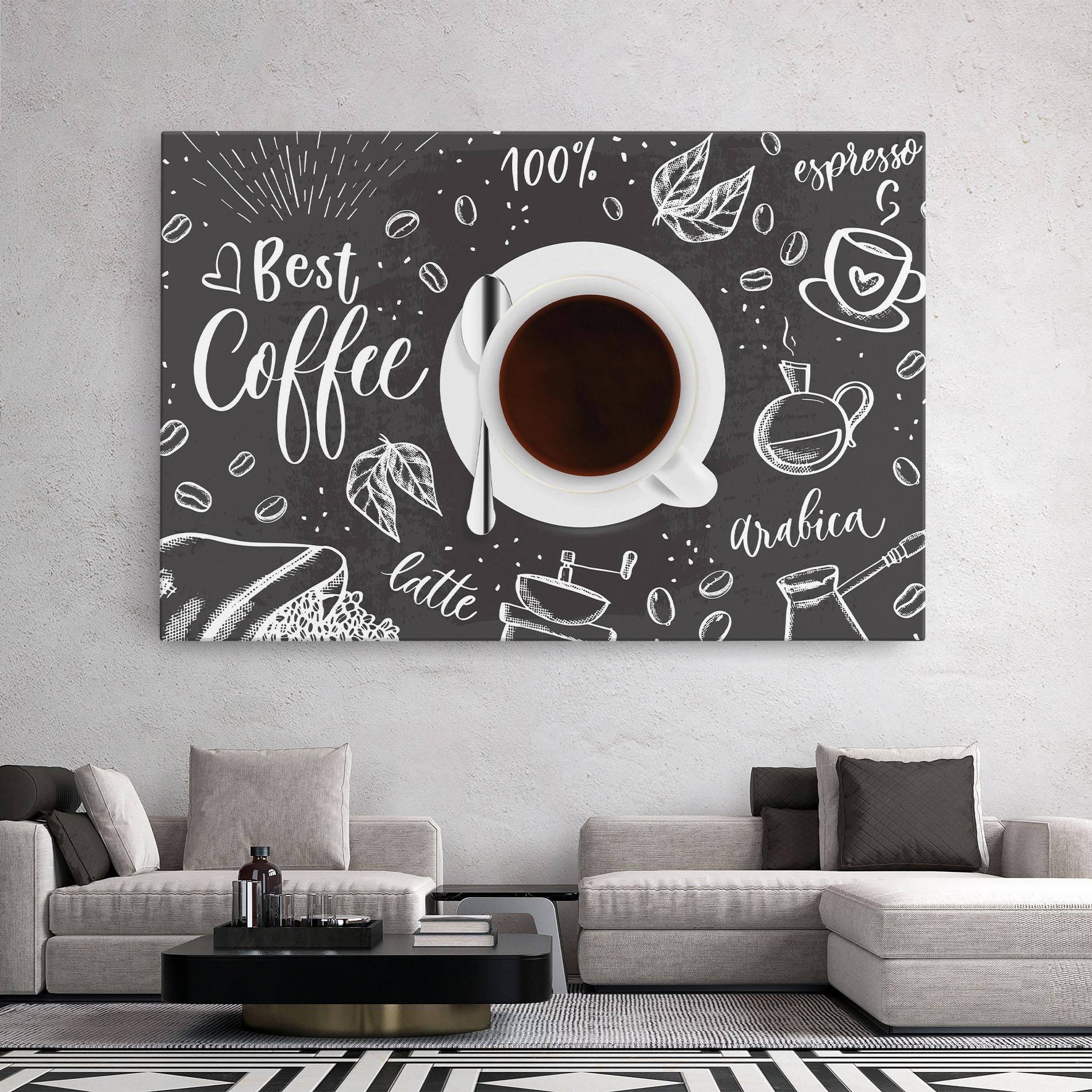 Картина на платно Best Coffee mockup 2