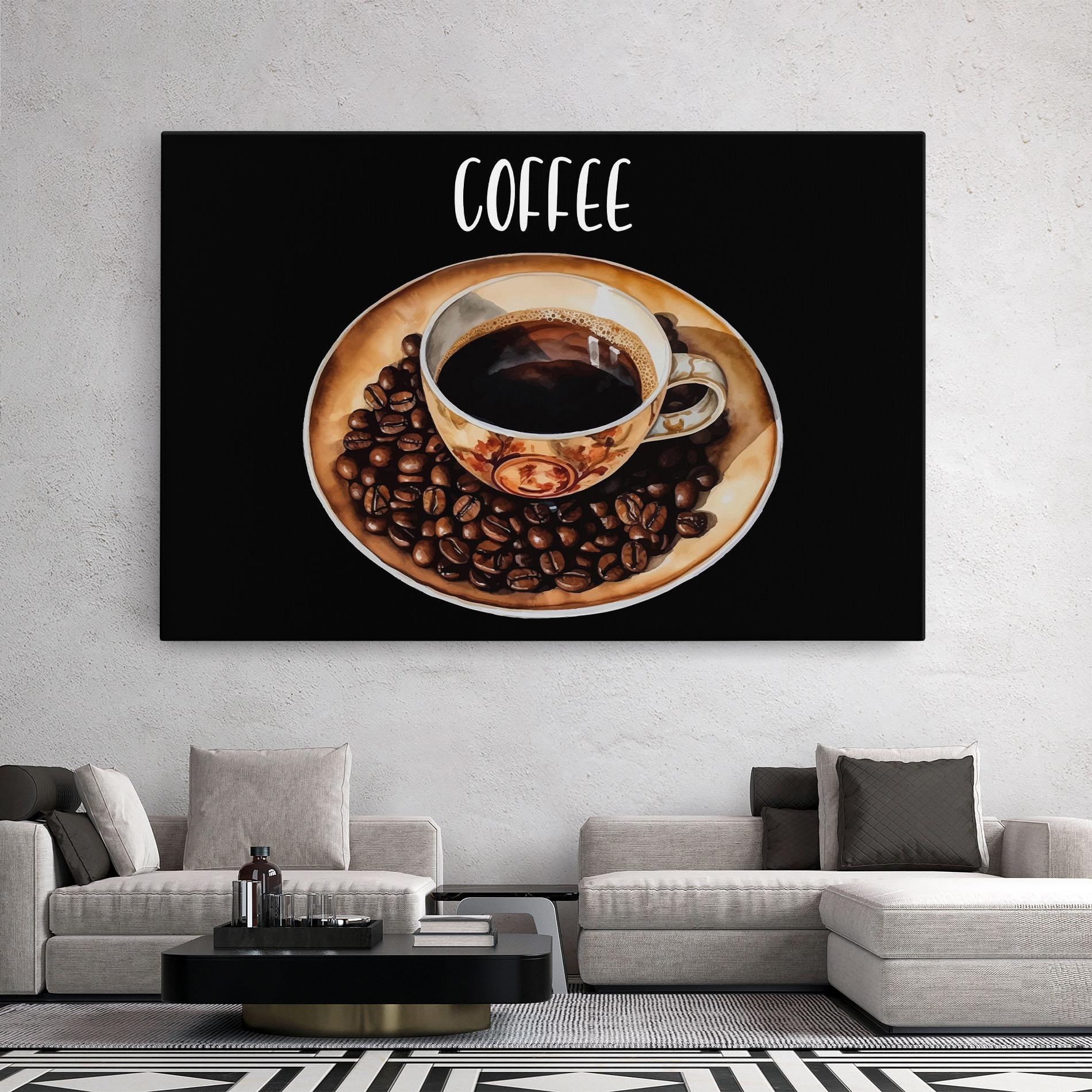 Картина на платно Coffe Art mockup 2