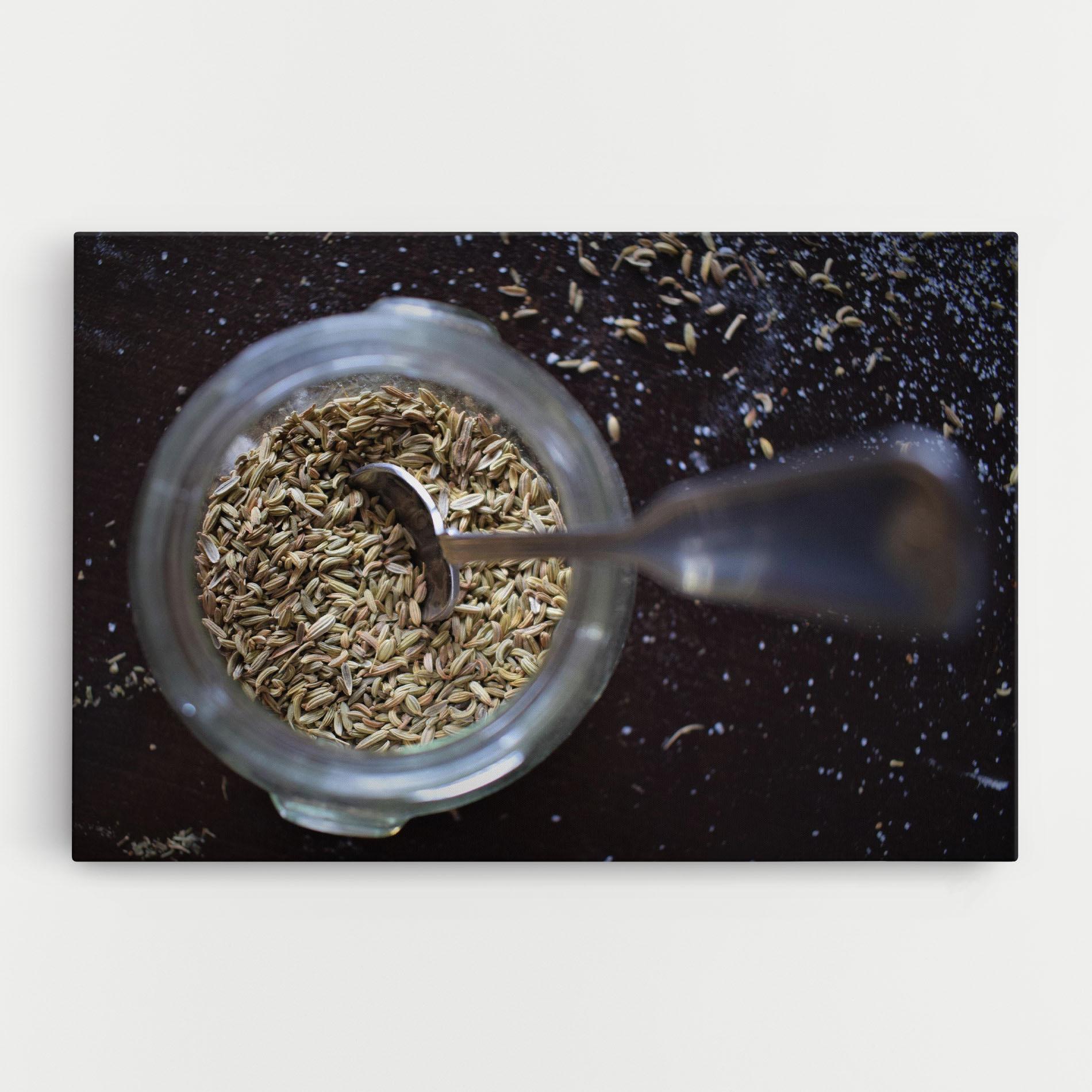Картина на платно Jar With Spices mockup 0