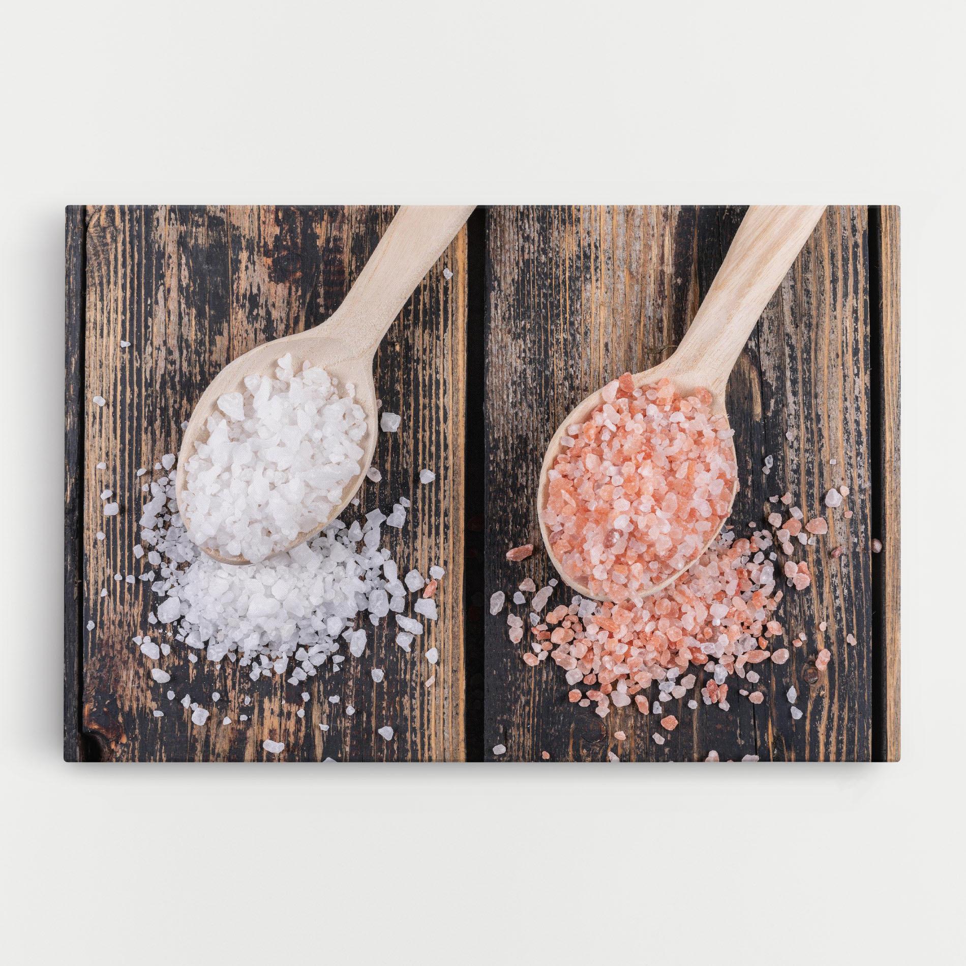Картина на платно Wooden Spoons Sea Salt mockup 0