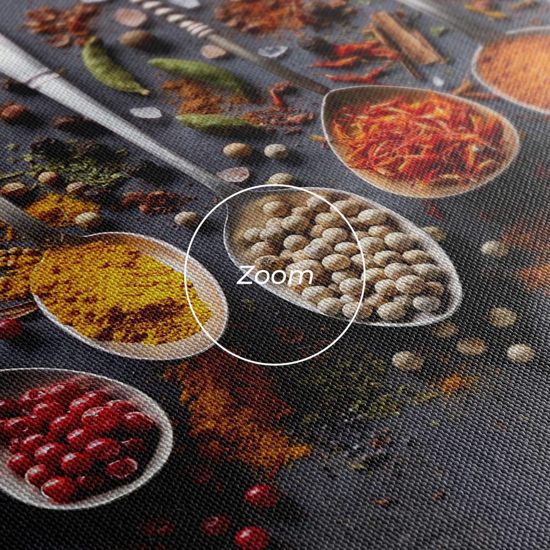 Картина на платно Spices Black Board mockup 3