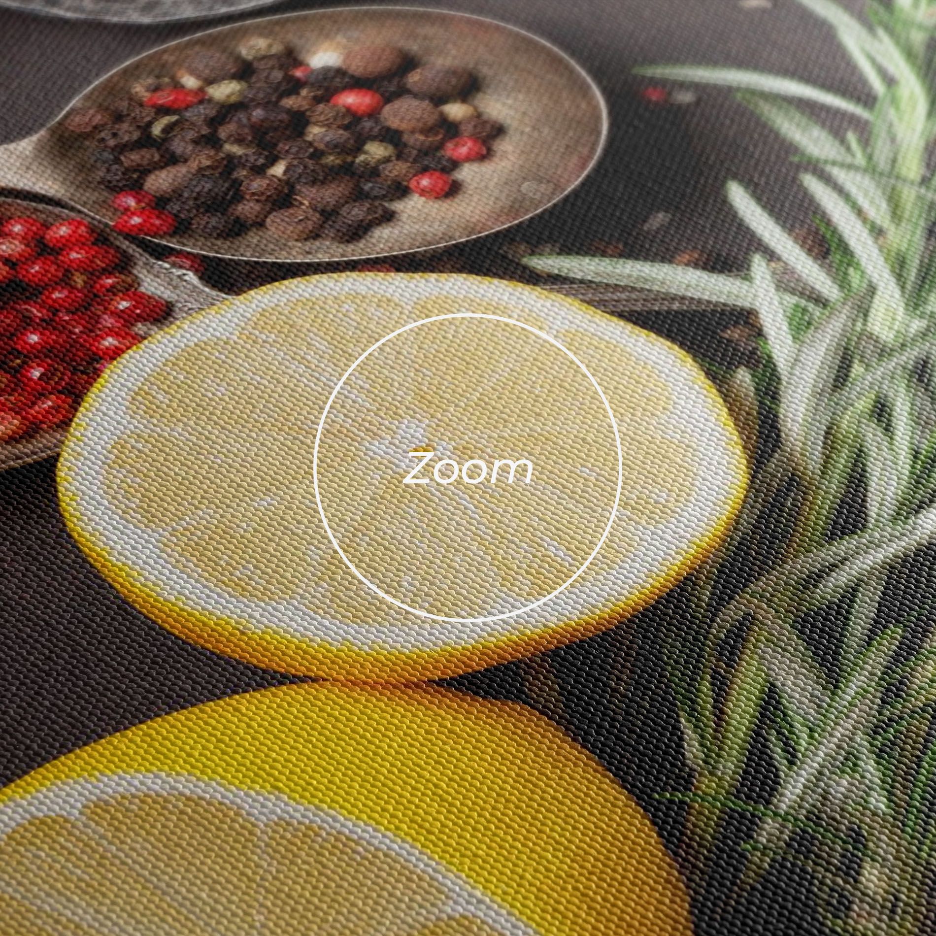 Spices On Stone Table mockup 3