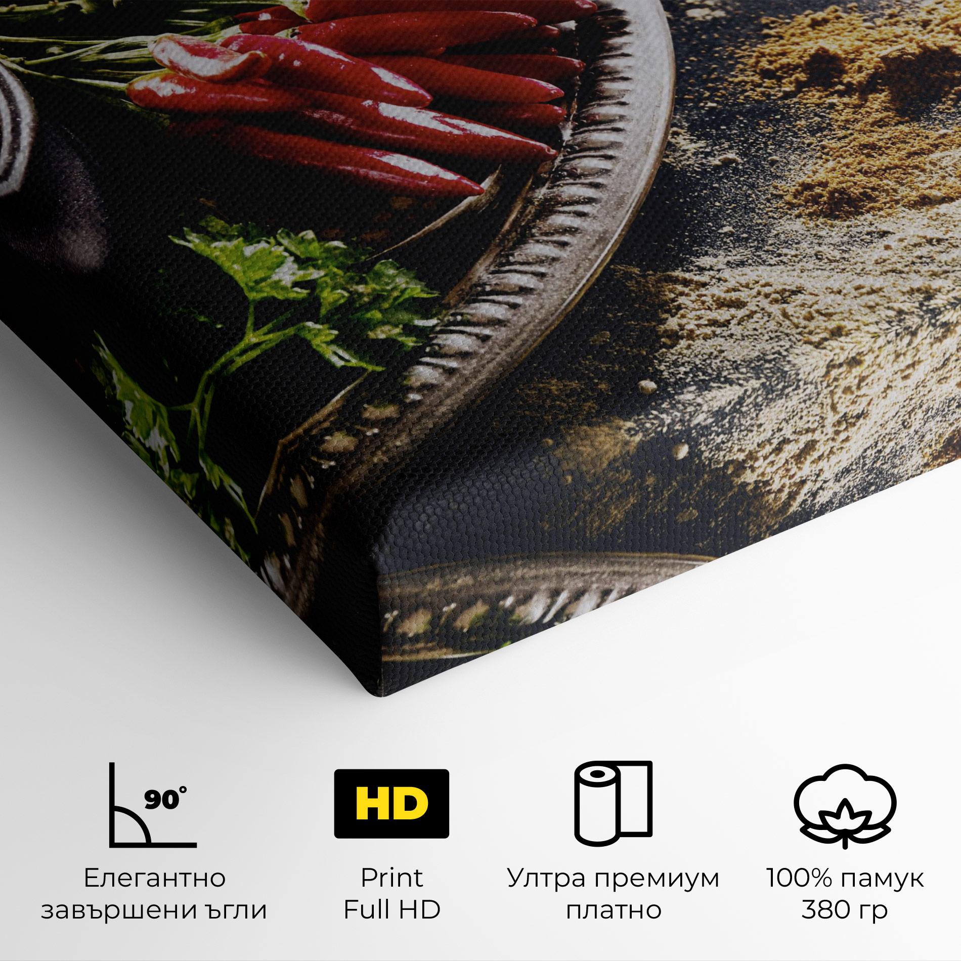 Картина на платно Grocery Spices mockup 4