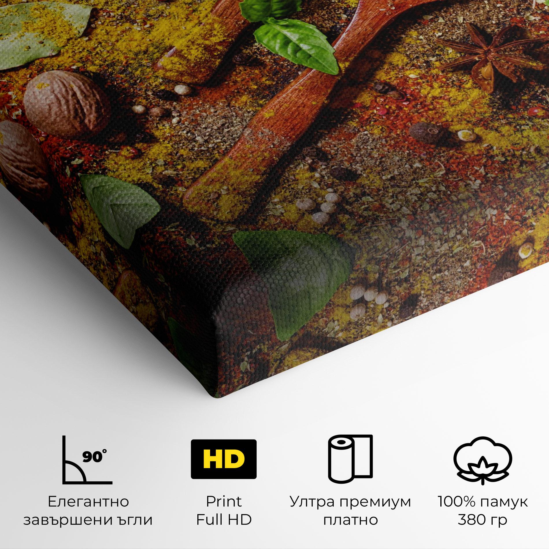 Картина на платно Oriental Spices mockup 4