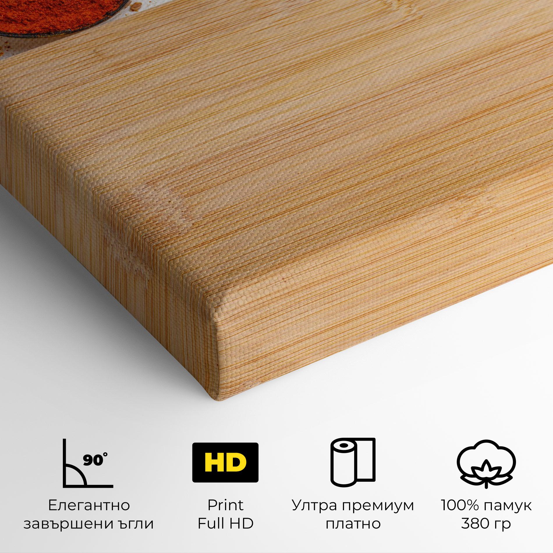Картина на платно Spices Spoons mockup 4