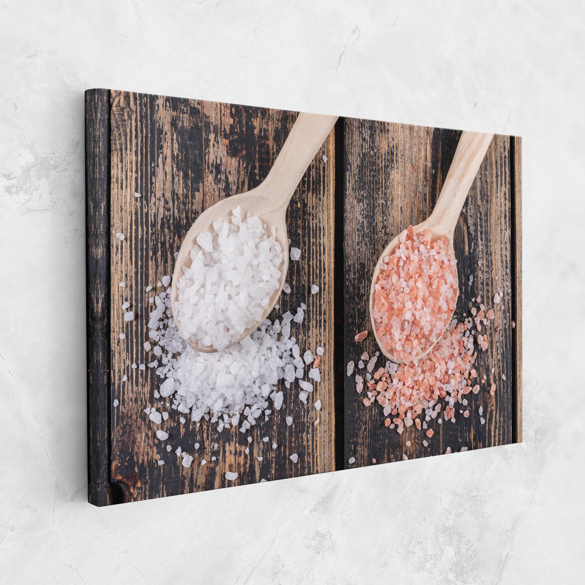 Картина на платно Wooden Spoons Sea Salt mockup 1