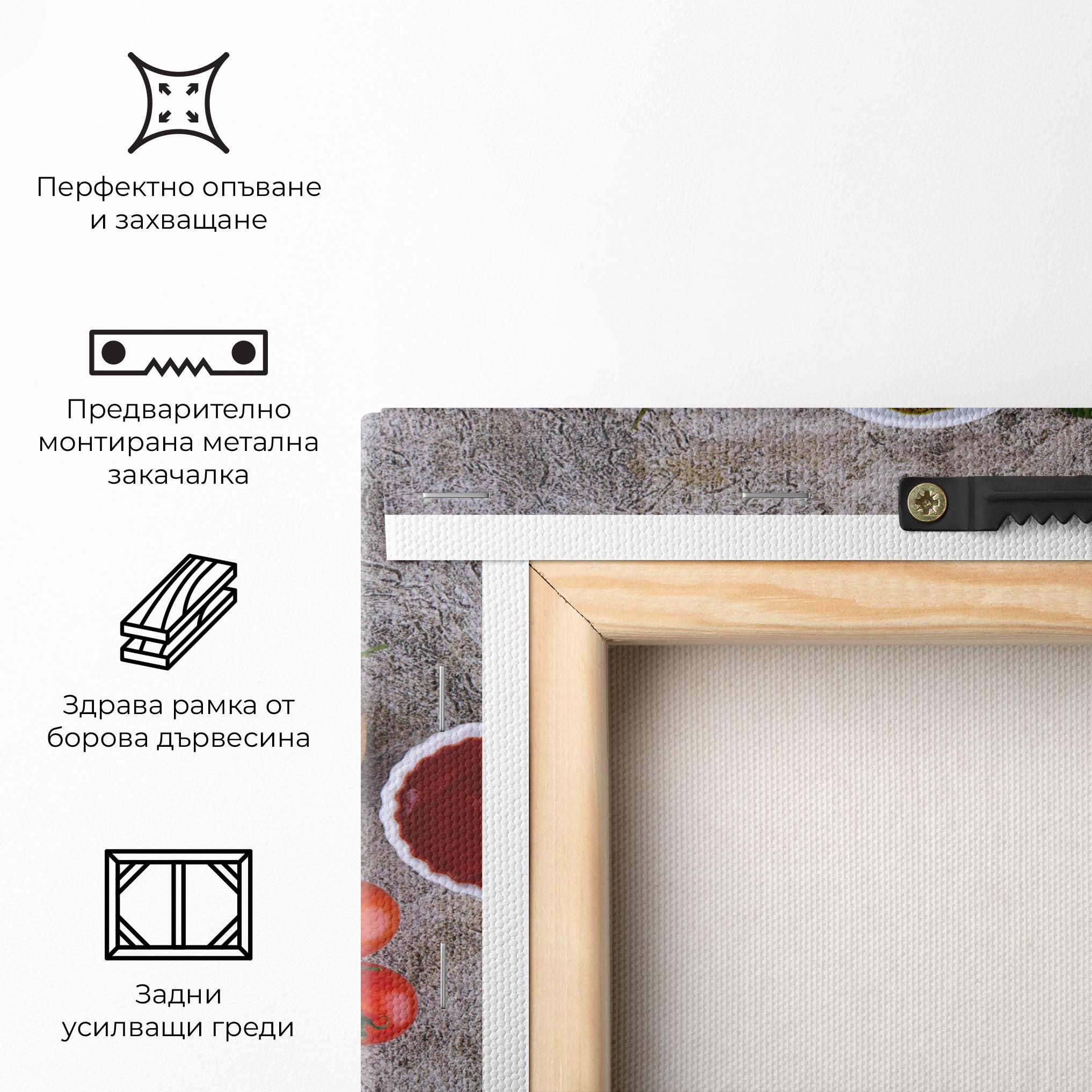 Картина на платно Different Sauces mockup 5