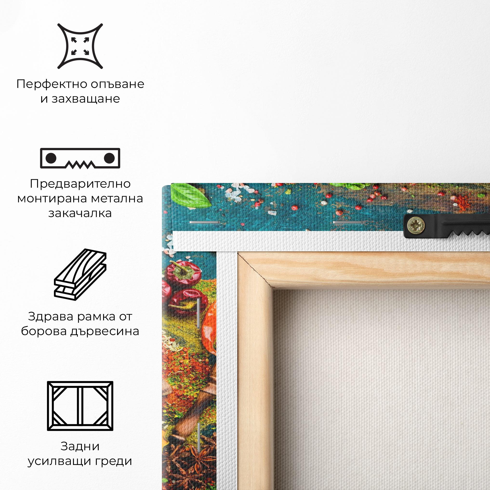 Картина на платно Seasonings Mix mockup 5