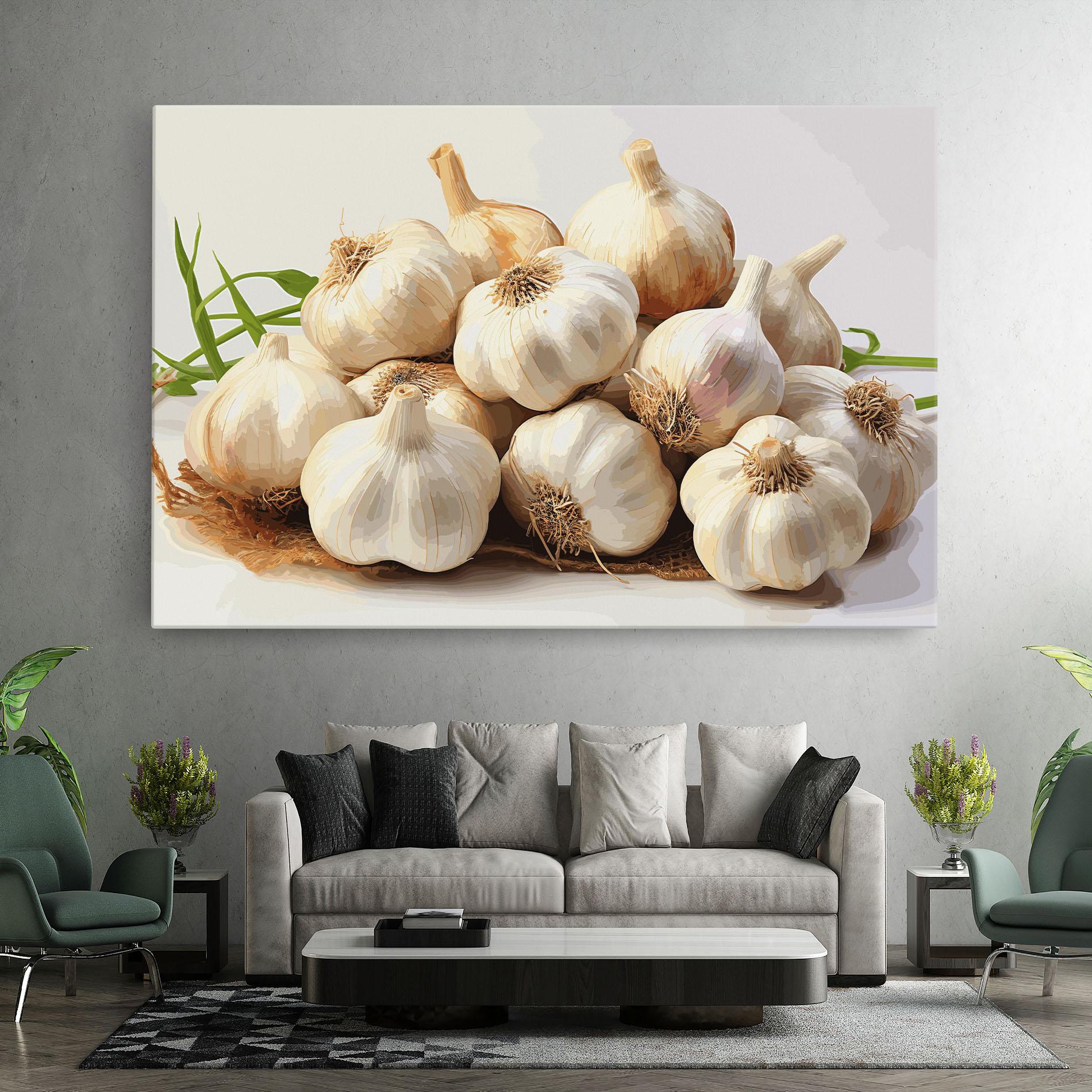 Картина на платно Garlic Art mockup 7