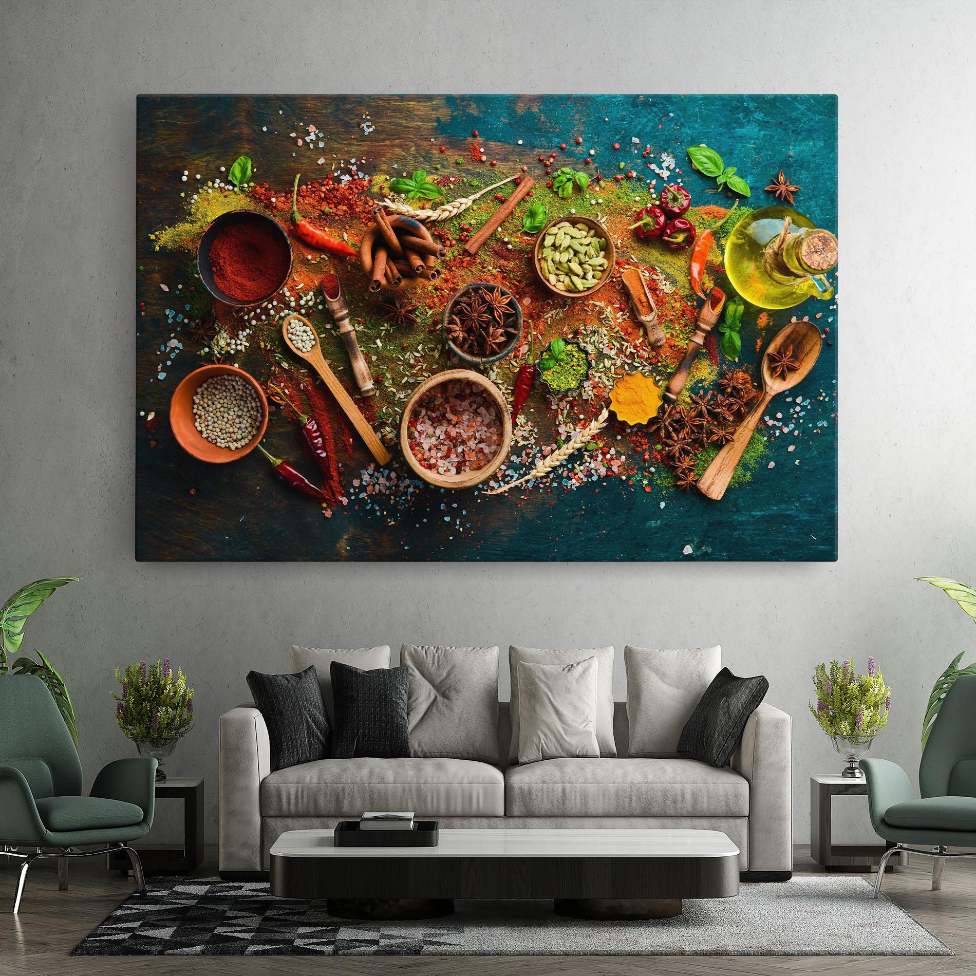 Картина на платно Seasonings Mix mockup 7