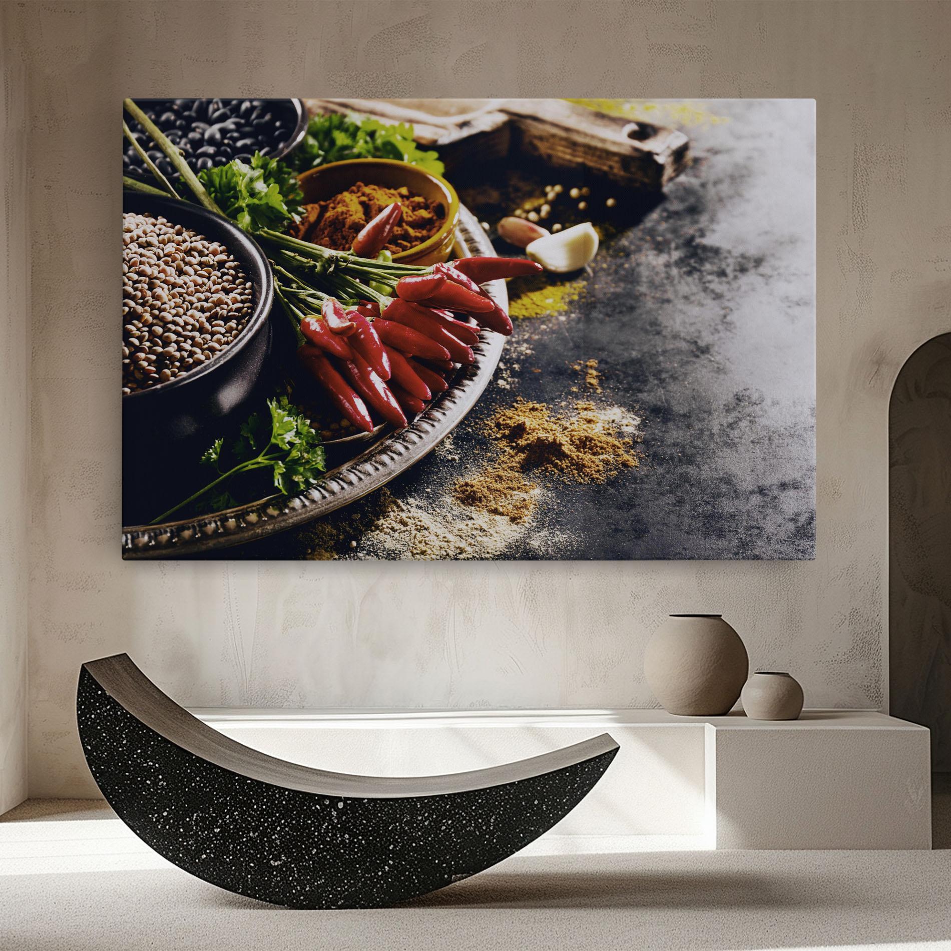 Картина на платно Grocery Spices mockup 8