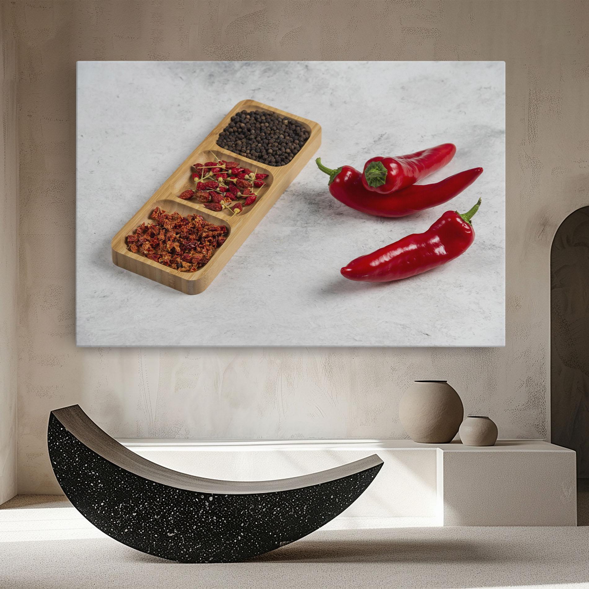 Картина на платно Hot Chili Spices mockup 8