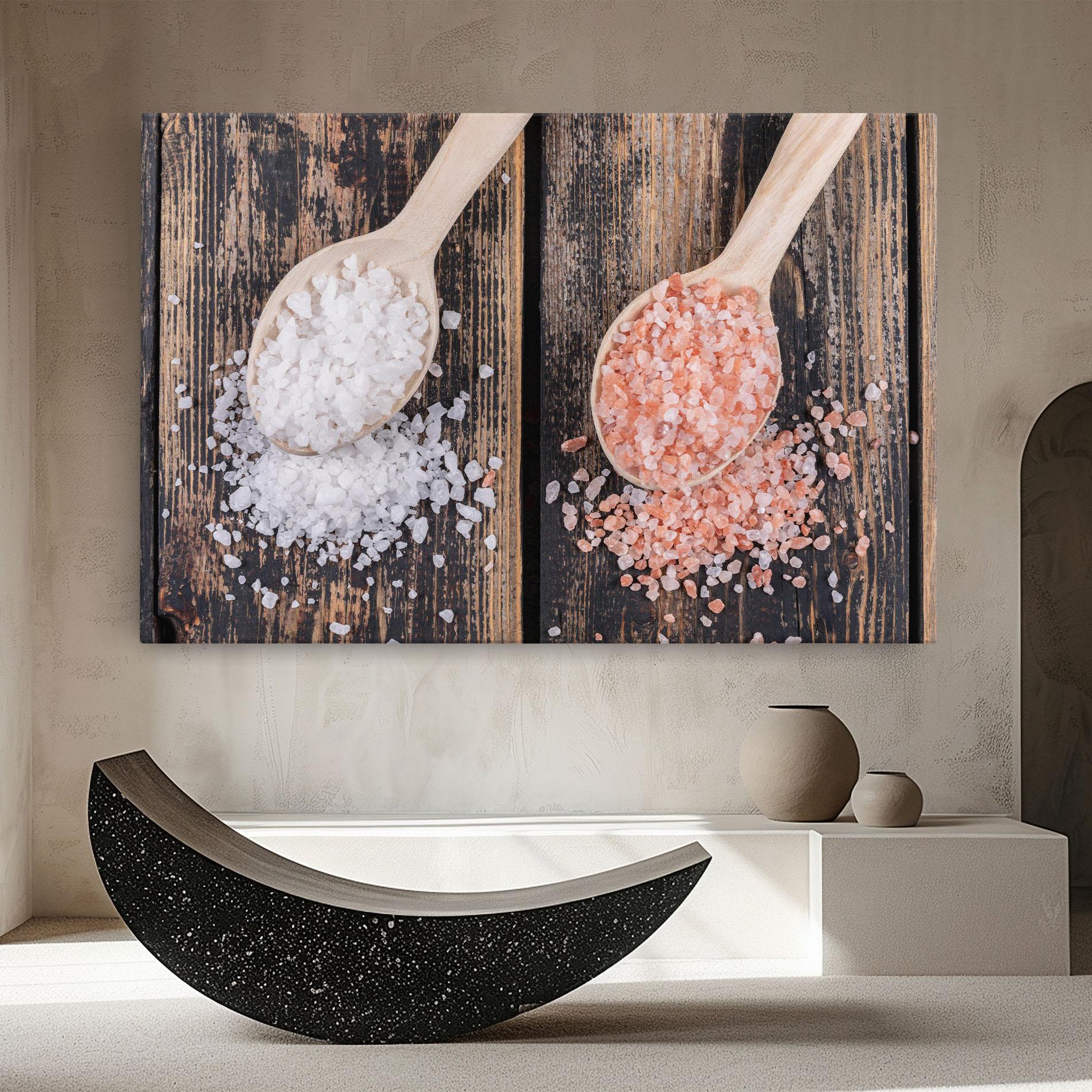Картина на платно Wooden Spoons Sea Salt mockup 8