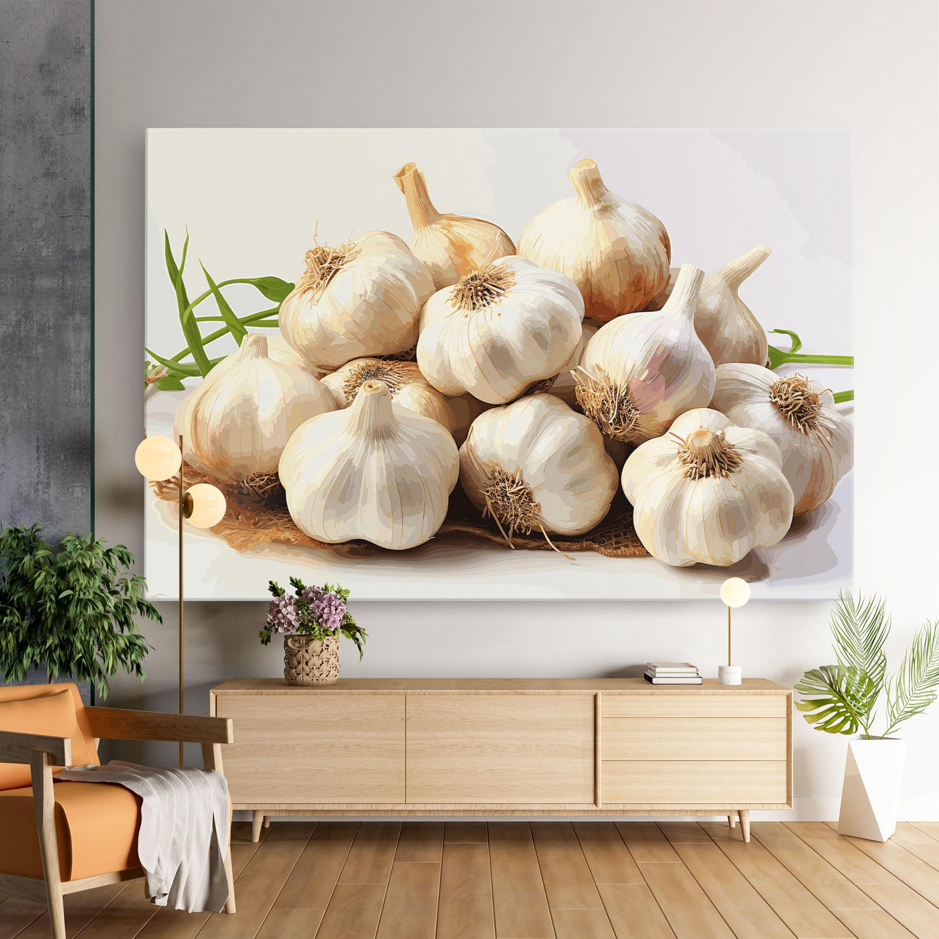 Картина на платно Garlic Art mockup 9