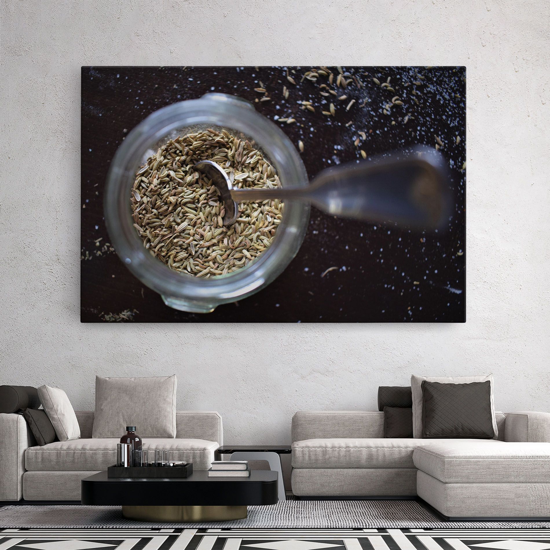 Jar With Spices mockup 2