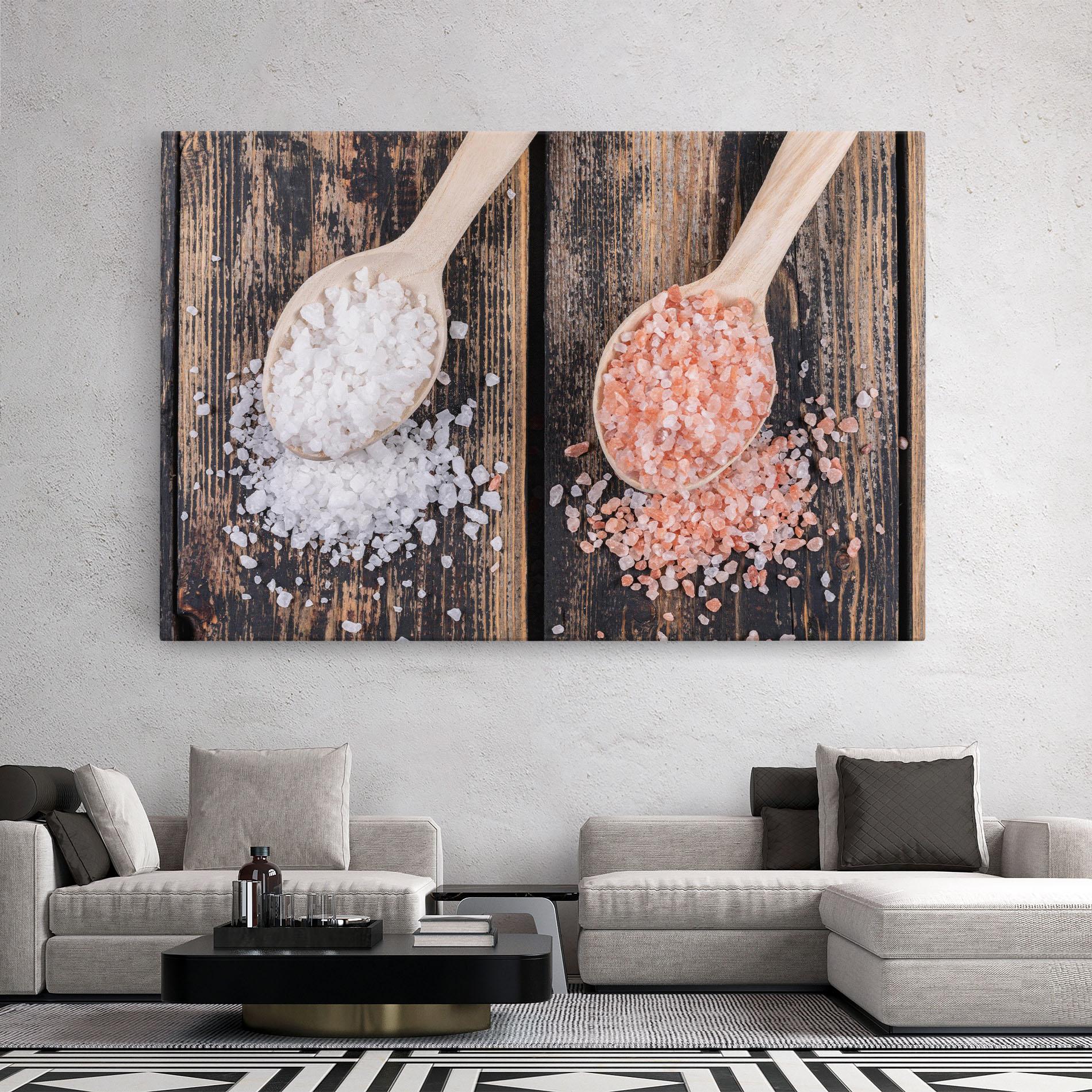 Картина на платно Wooden Spoons Sea Salt mockup 2