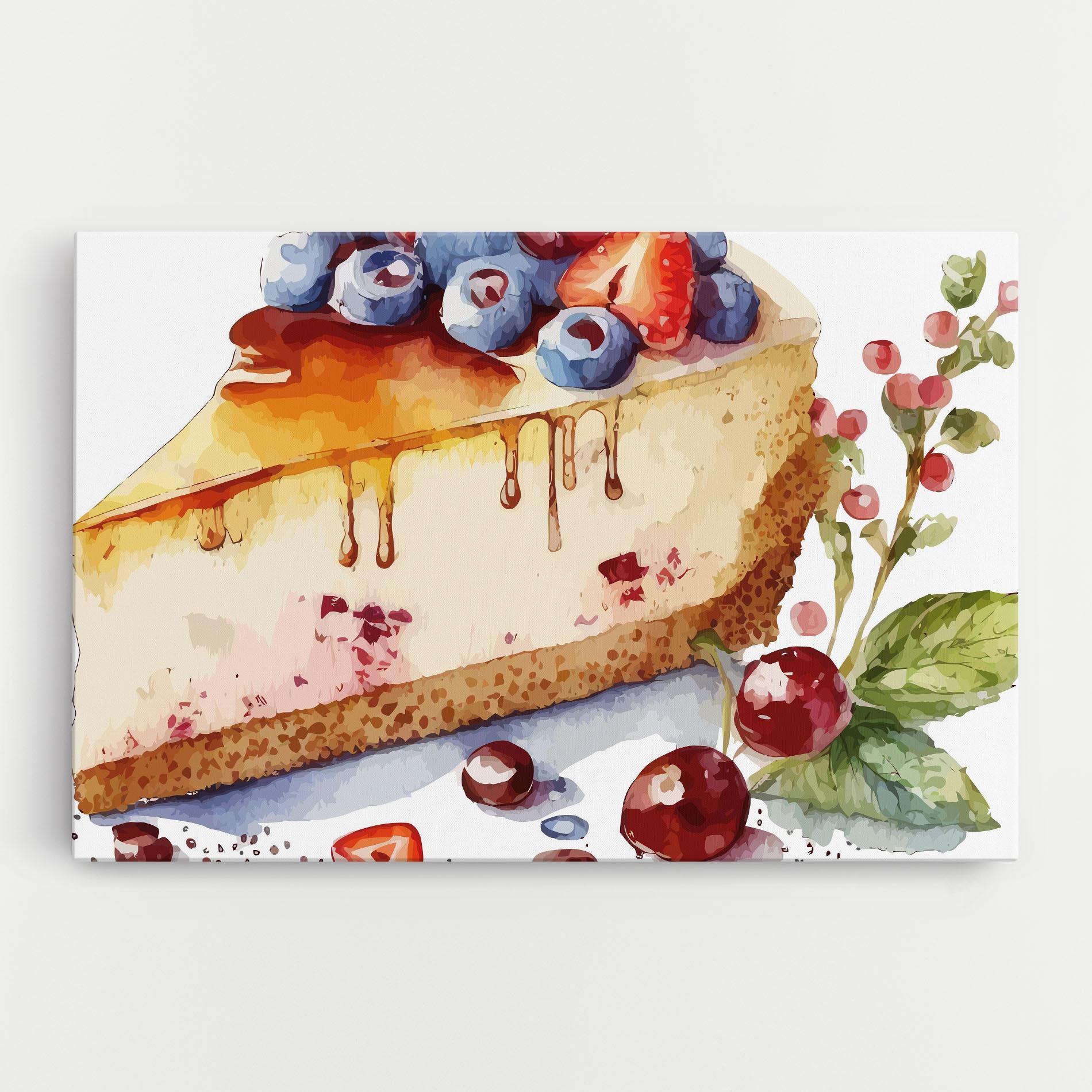 Картина на платно Cheesecake mockup 0