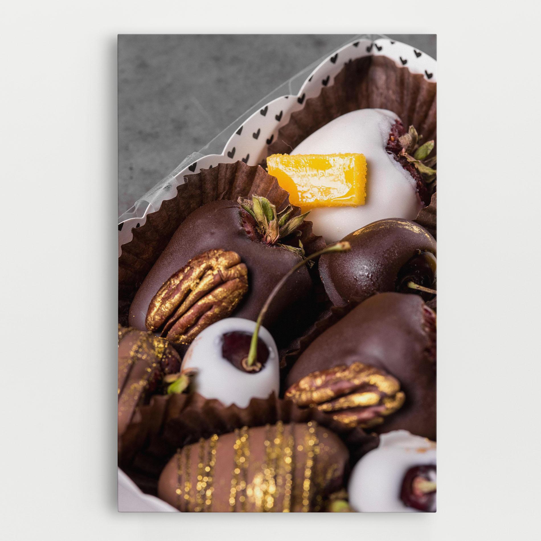 Картина на платно Chocolate Covered mockup 0