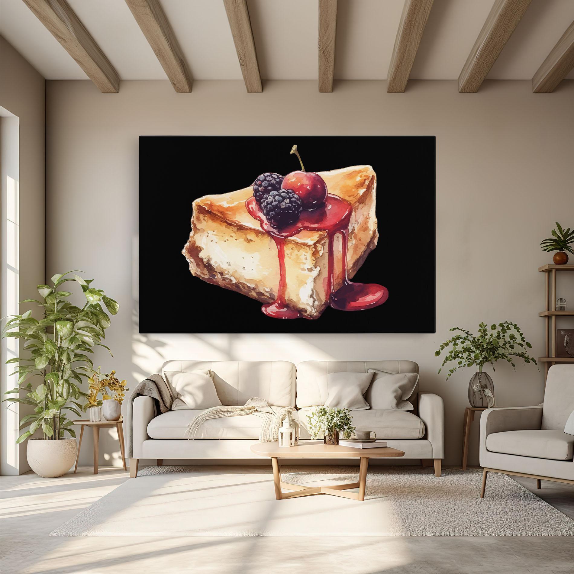 Картина на платно Berries Pie mockup 6