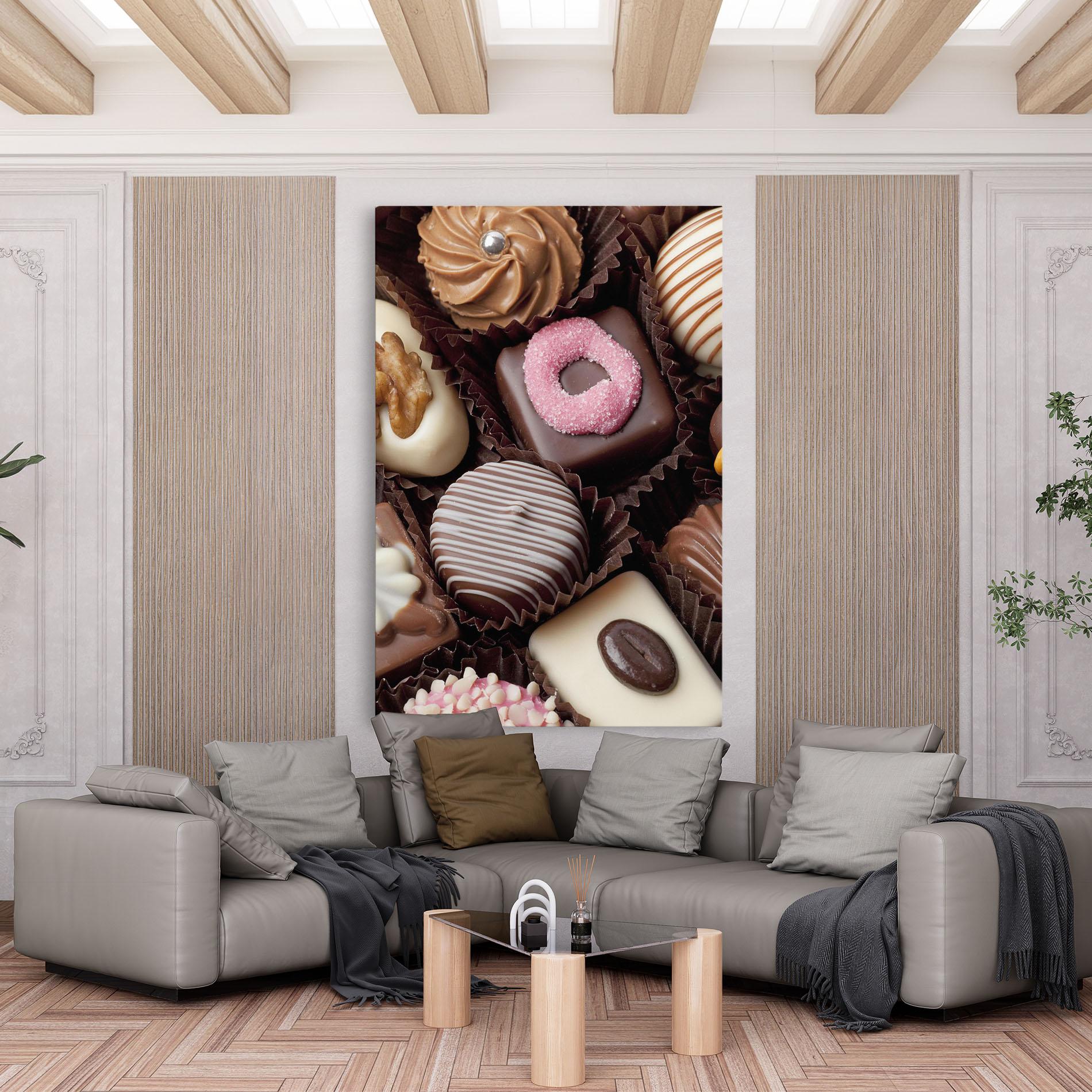 Картина на платно Chocolate Bonbons mockup 6