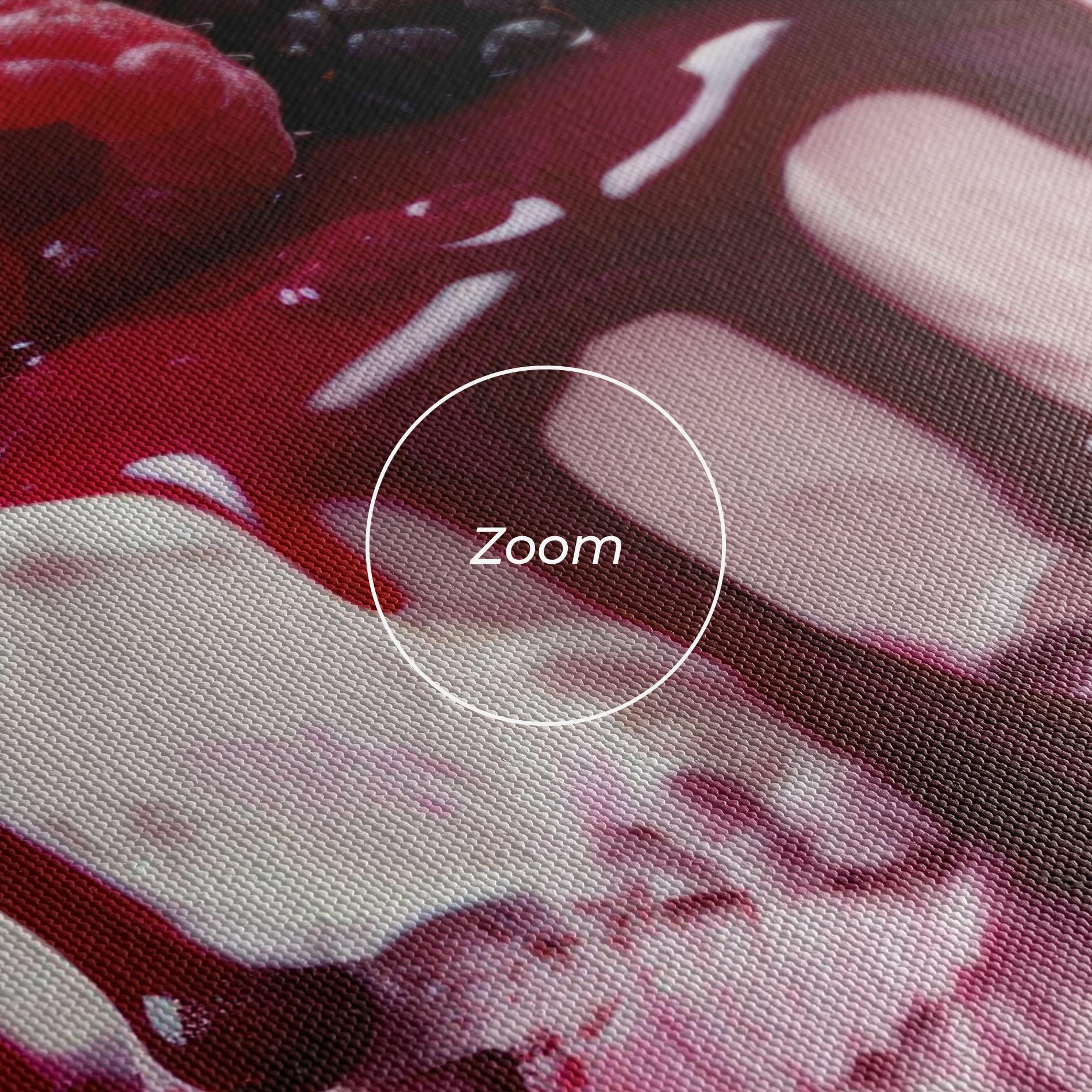 Картина на платно Berries Cream mockup 3