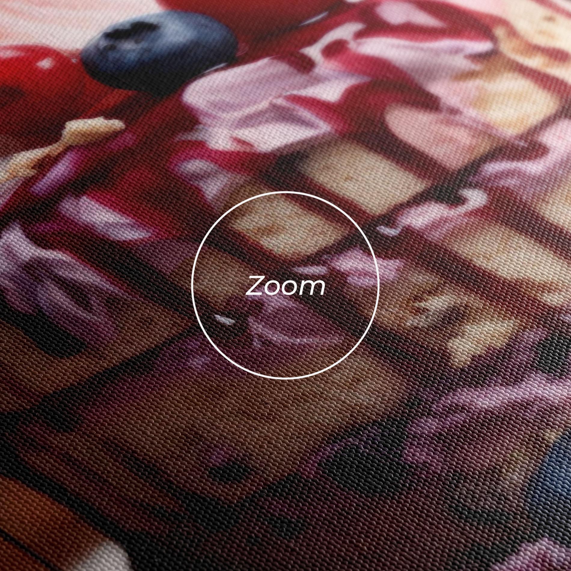 Картина на платно Berries Dessert mockup 3