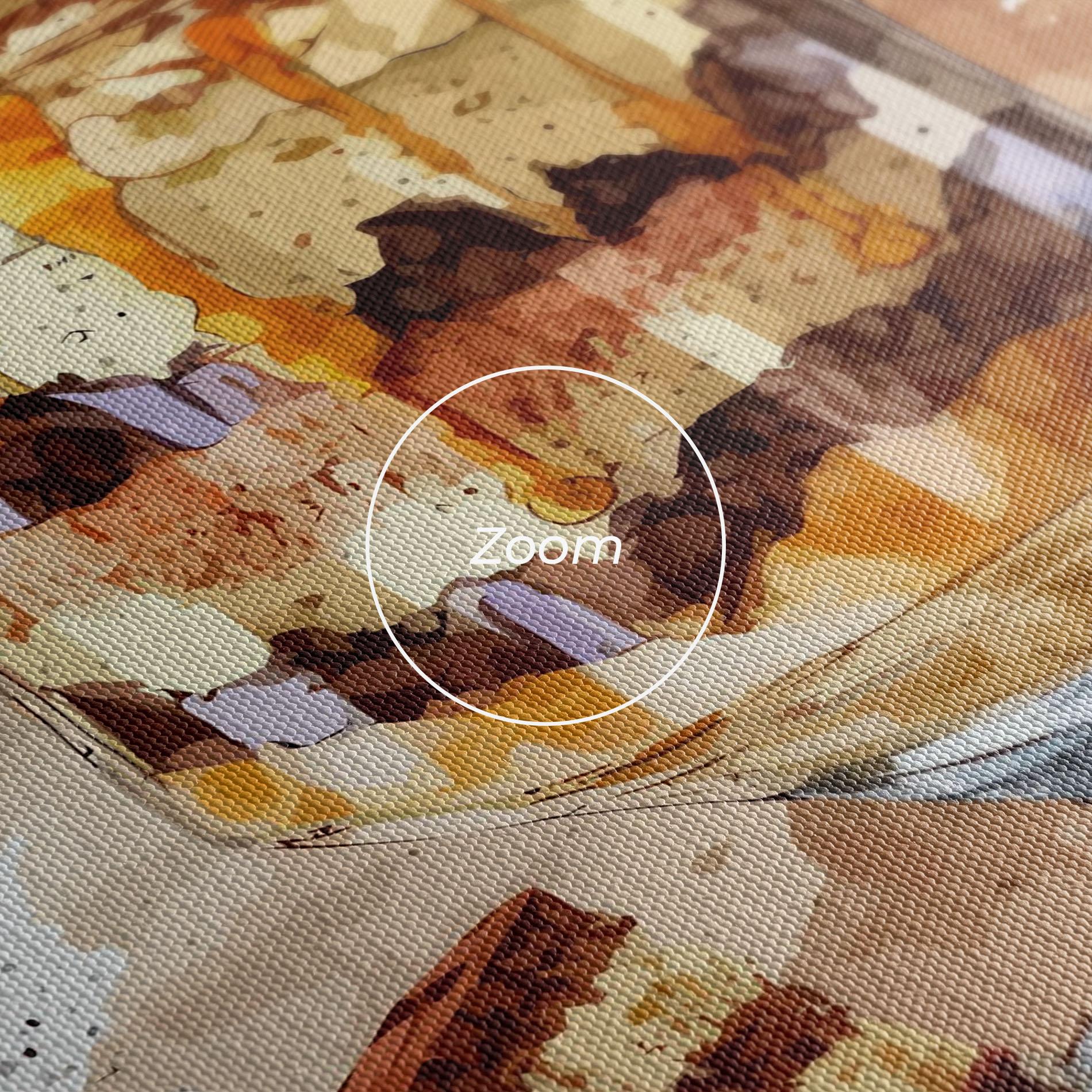 Картина на платно Cup Dessert mockup 3