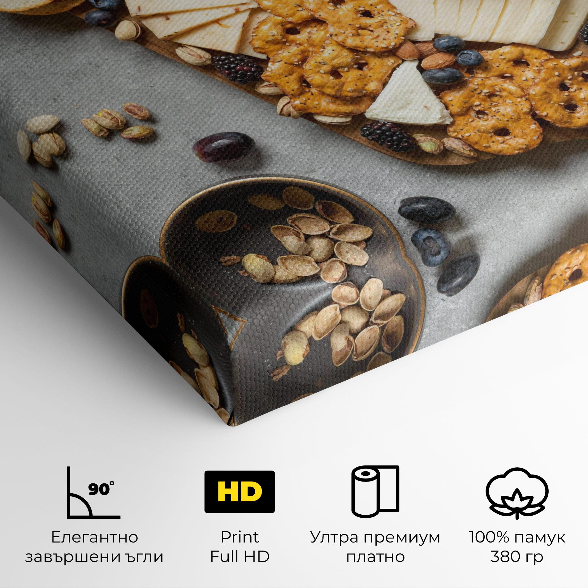 Картина на платно Appetizers mockup 4