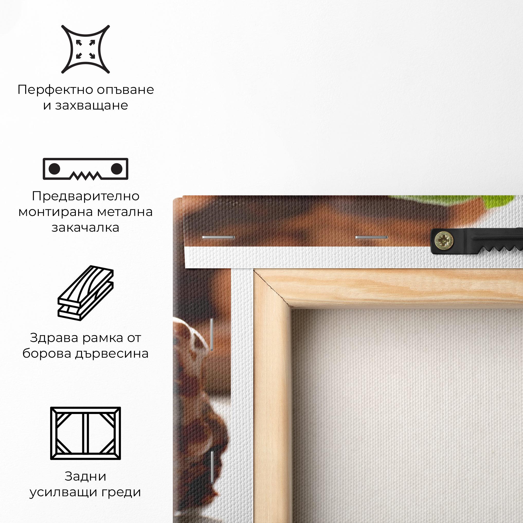 Картина на платно Mint Chocolate Cake mockup 5
