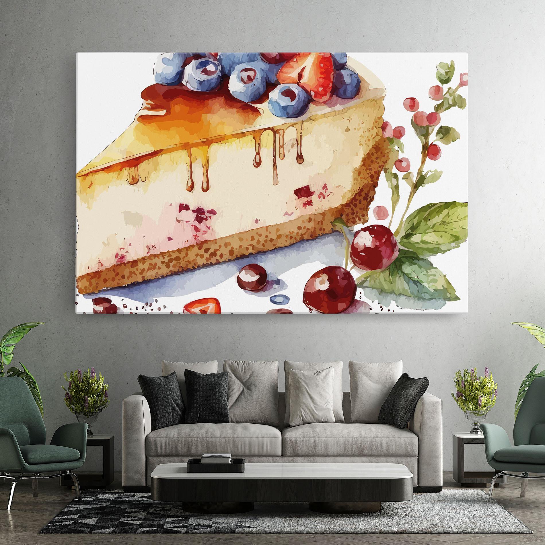 Картина на платно Cheesecake mockup 7