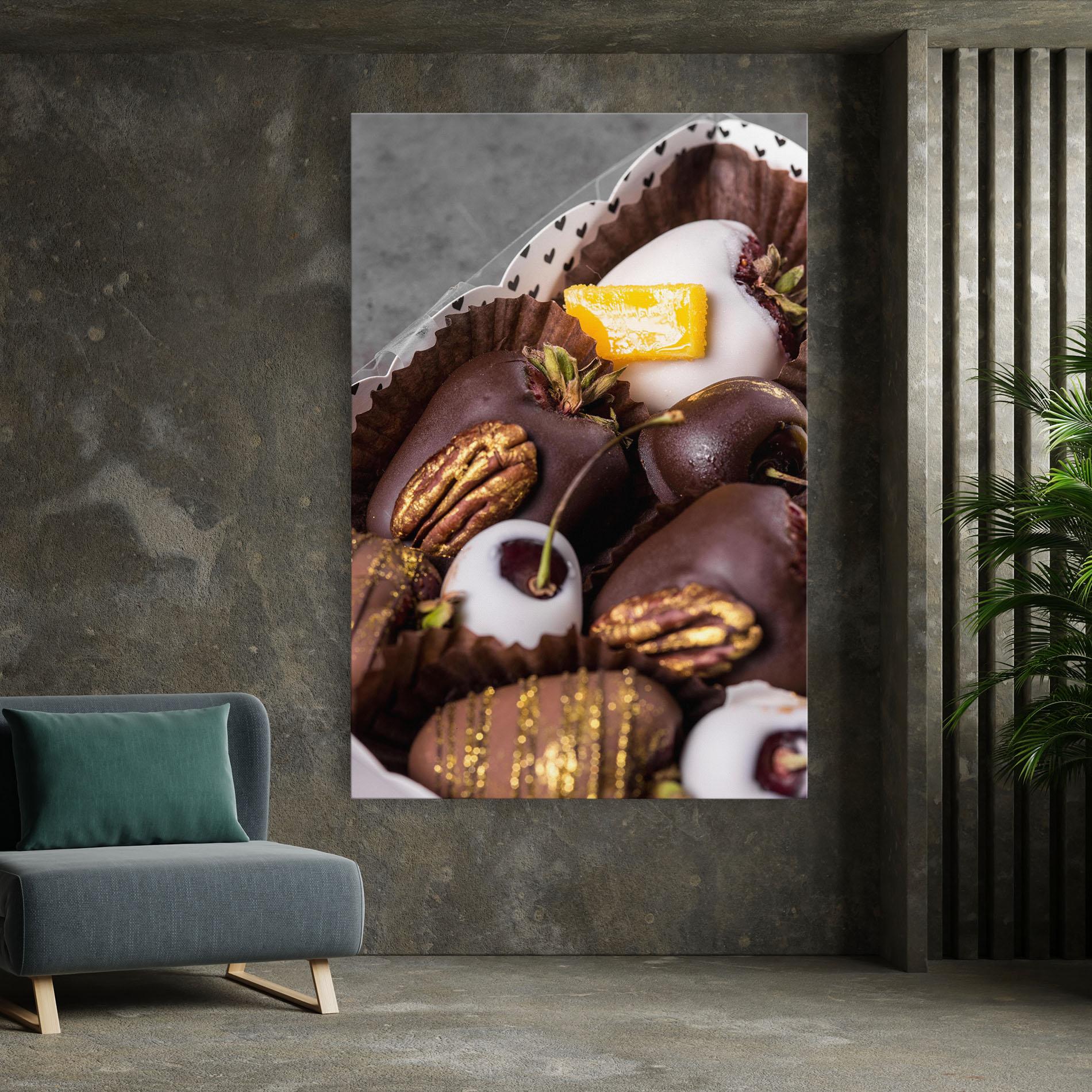 Картина на платно Chocolate Covered mockup 7