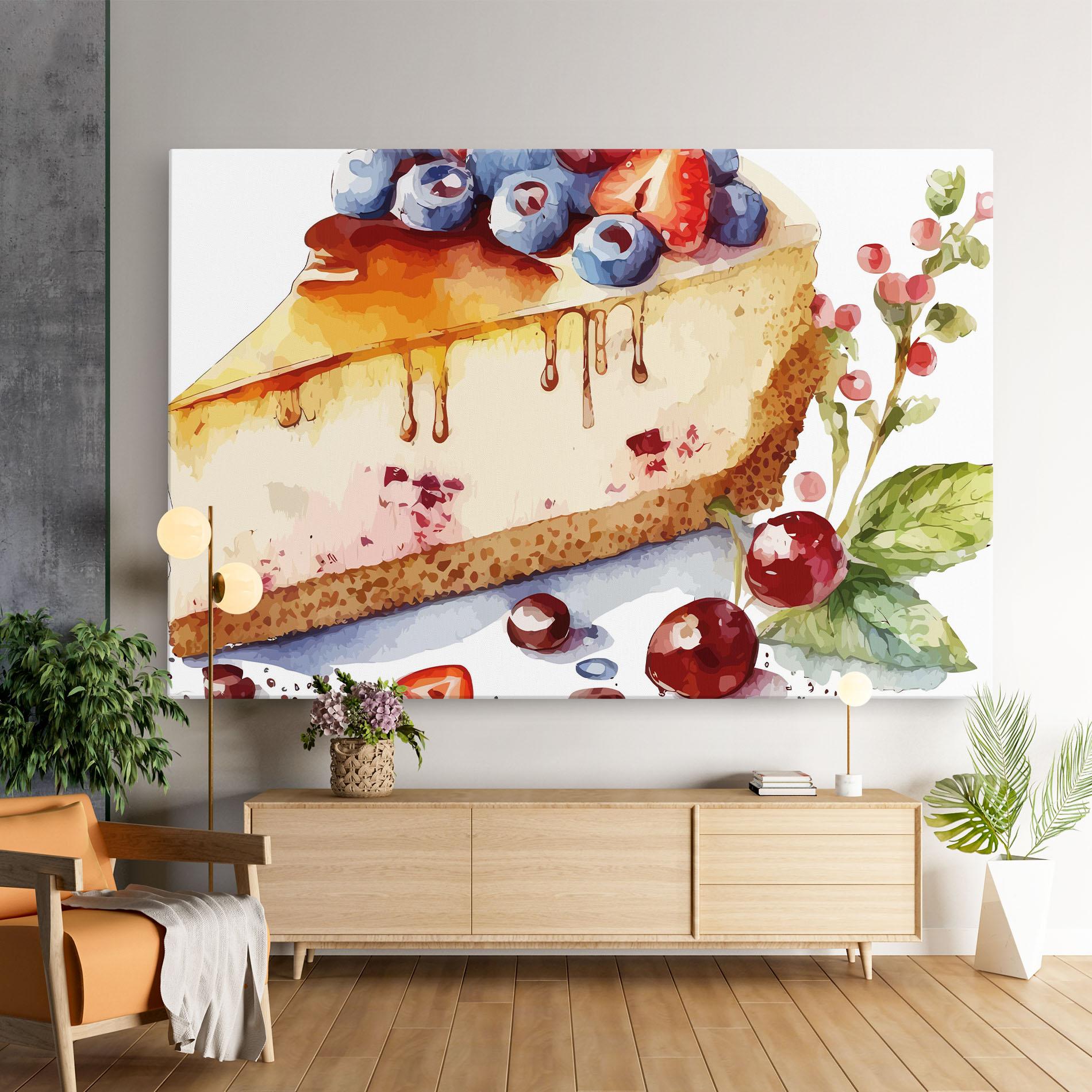 Картина на платно Cheesecake mockup 9
