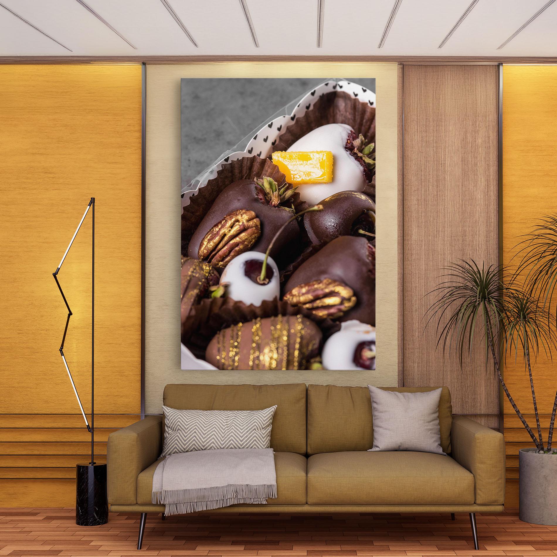 Картина на платно Chocolate Covered mockup 9