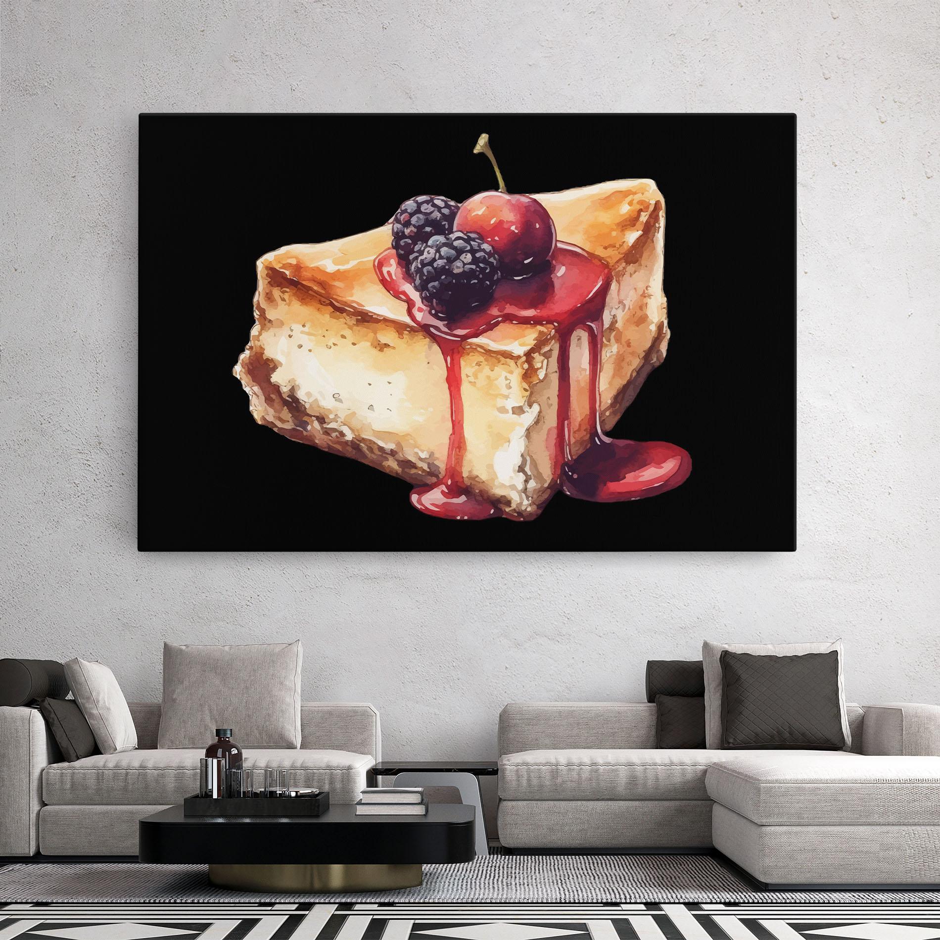 Картина на платно Berries Pie mockup 2