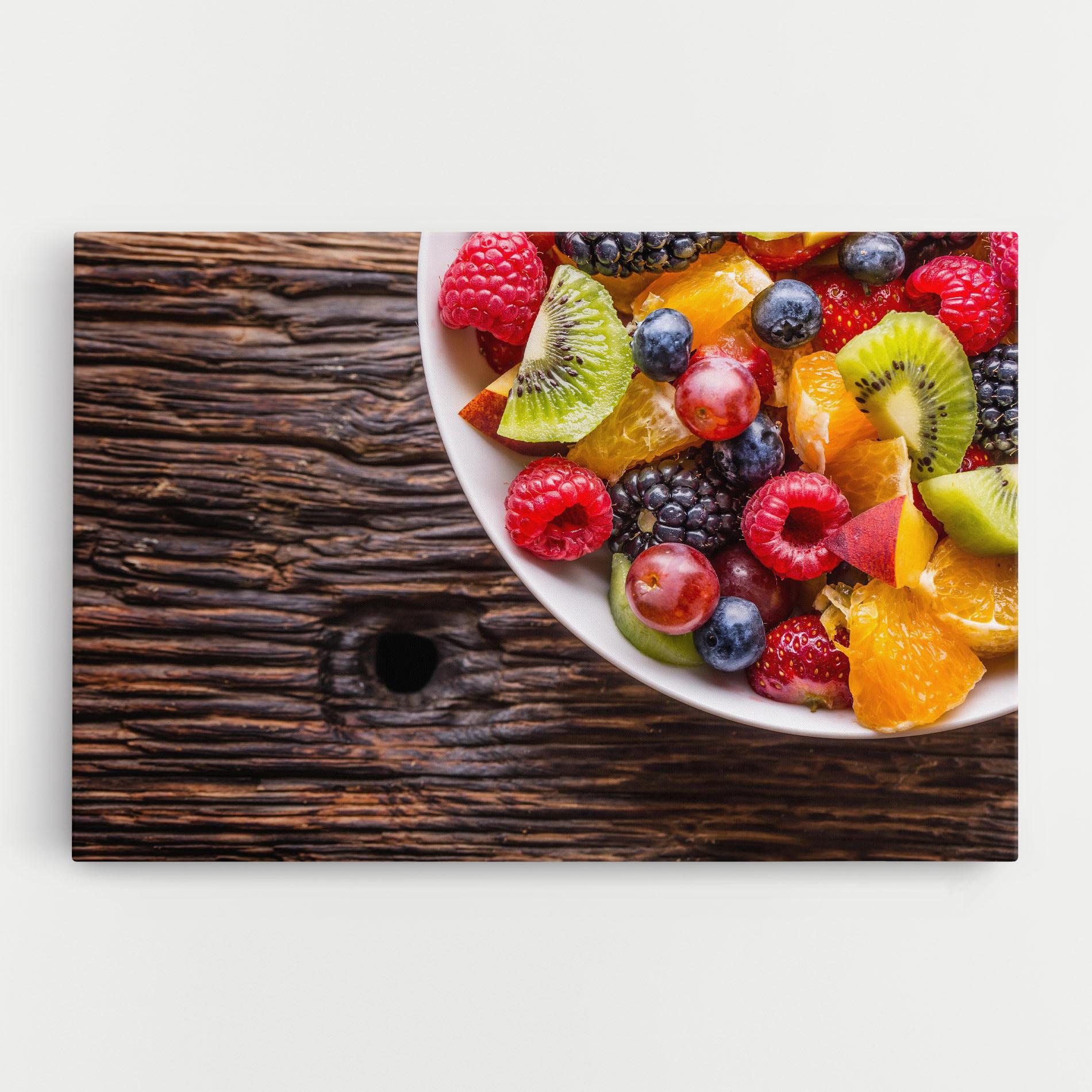 Картина на платно Fresh Fruit Salad mockup 0