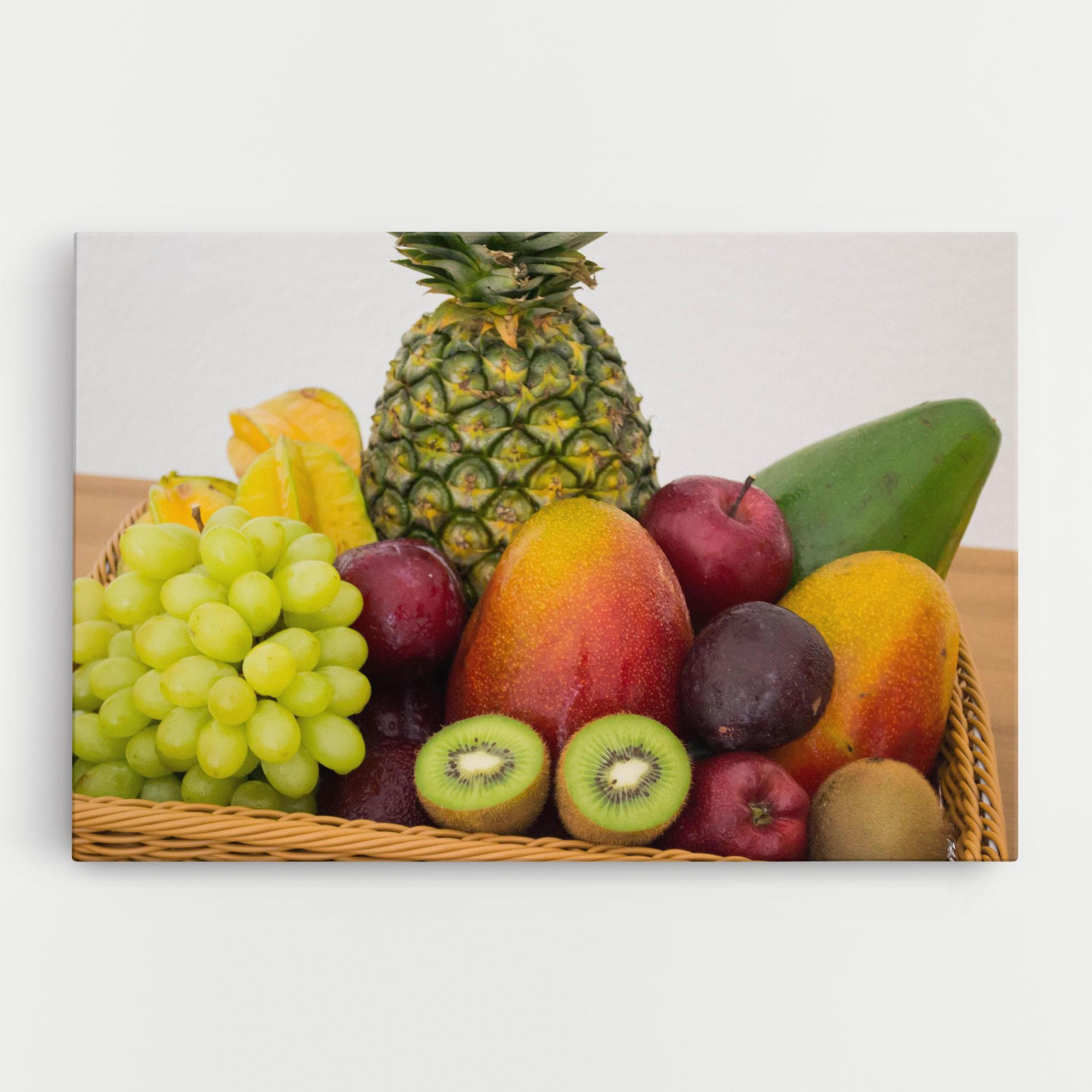 Картина на платно Fruit Basket mockup 0