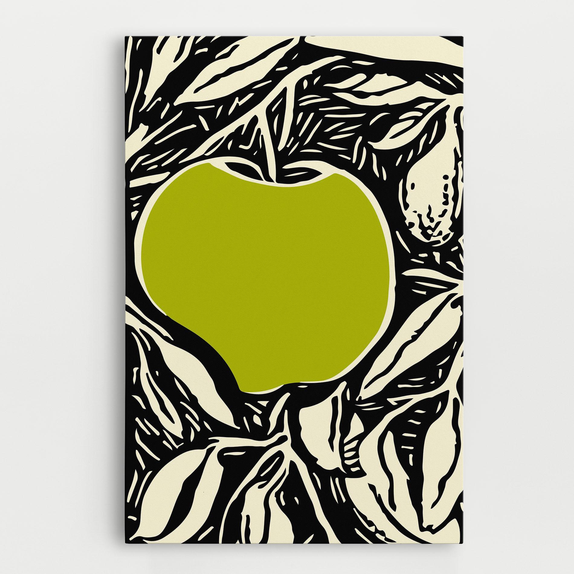 Картина на платно Green Apple mockup 0