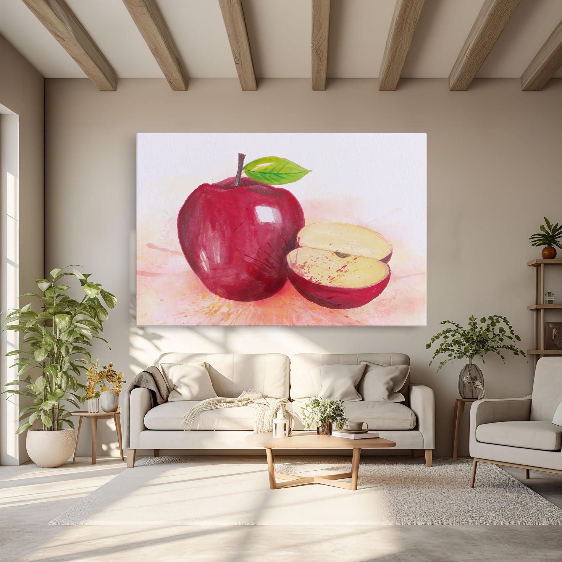 Картина на платно Apple Art mockup 6