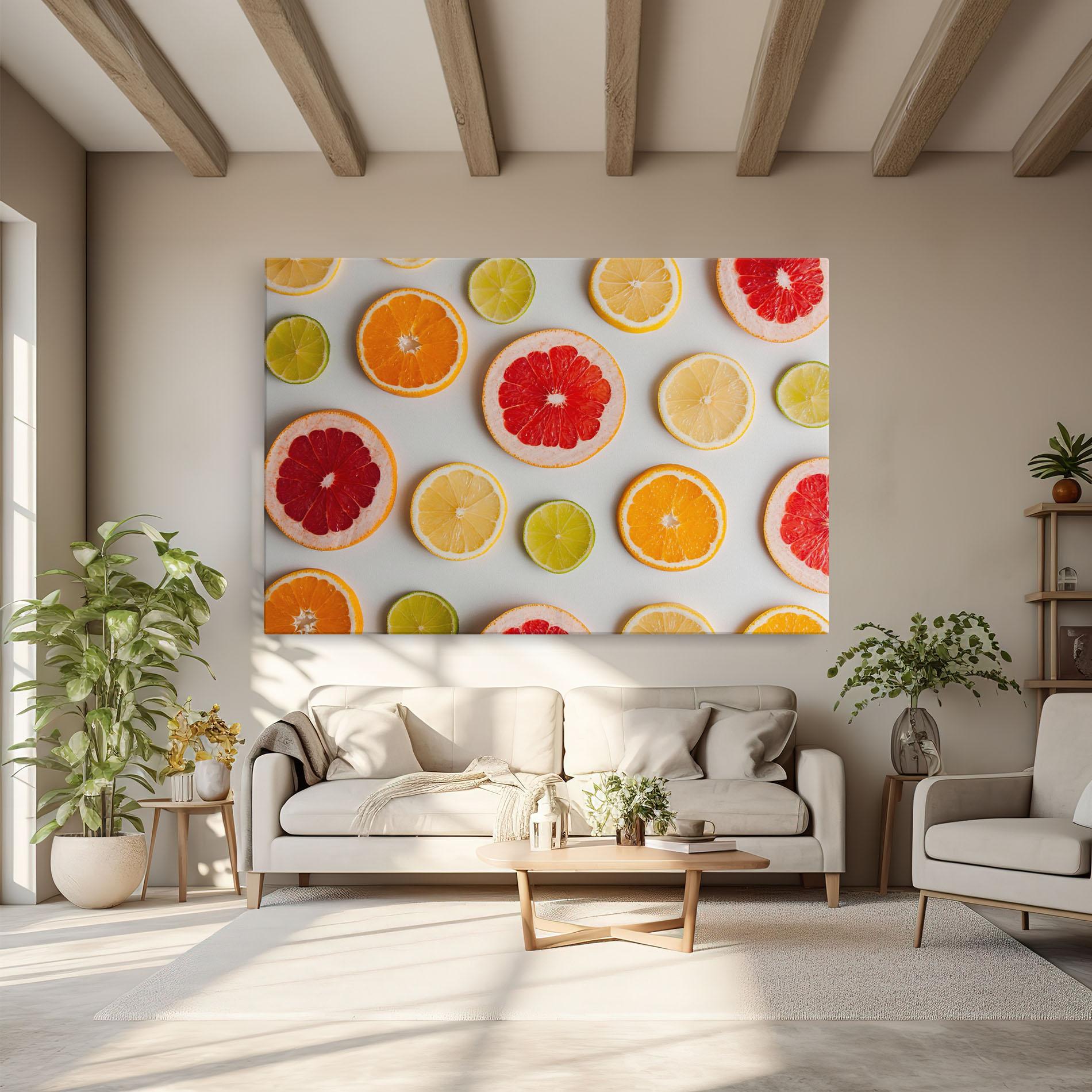 Картина на платно Grapefruit Mix mockup 6