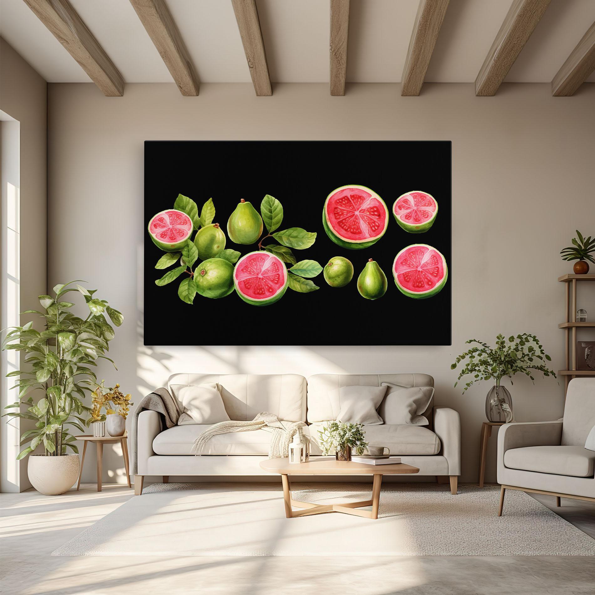 Картина на платно Green Fruit mockup 6