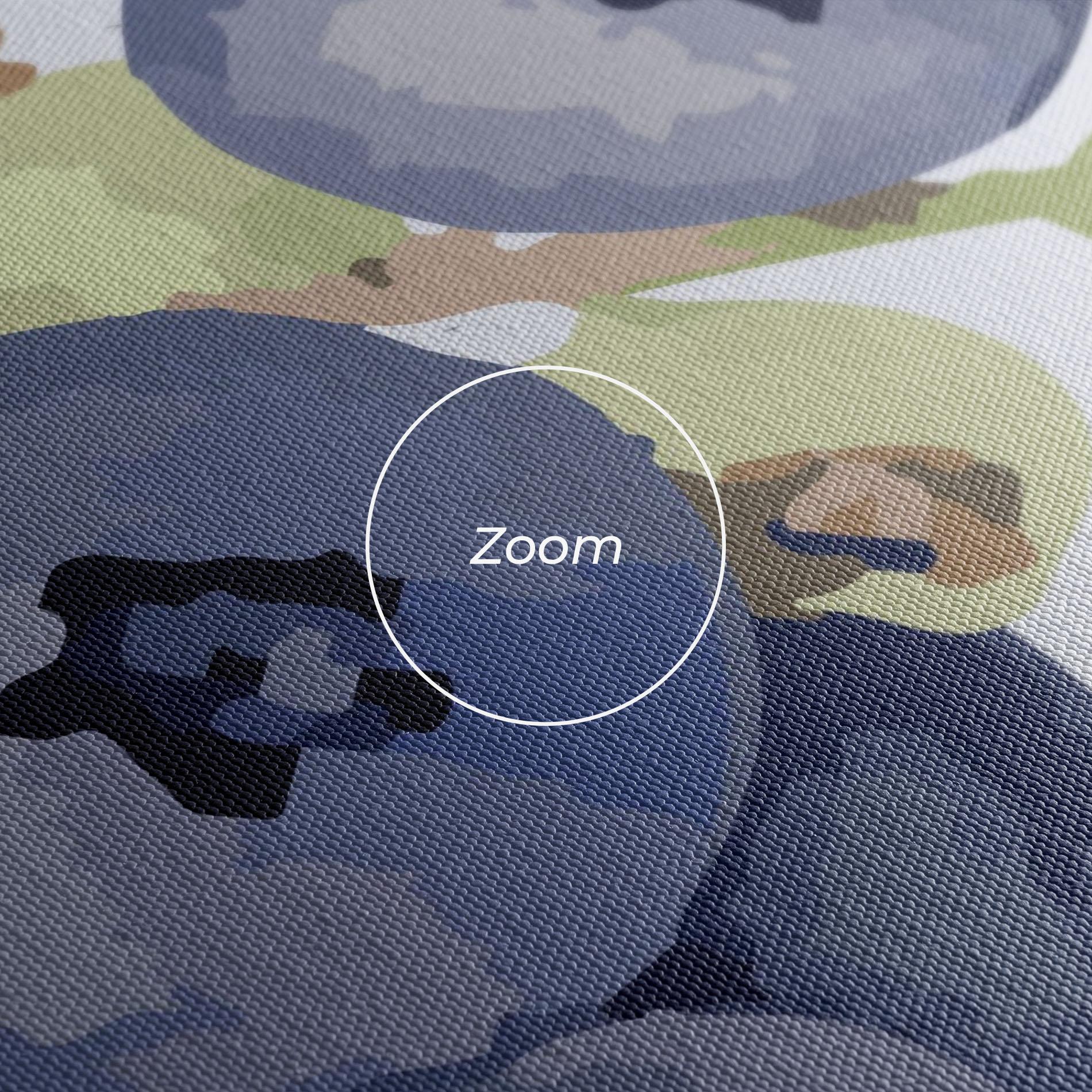 Картина на платно Blueberries Art mockup 3