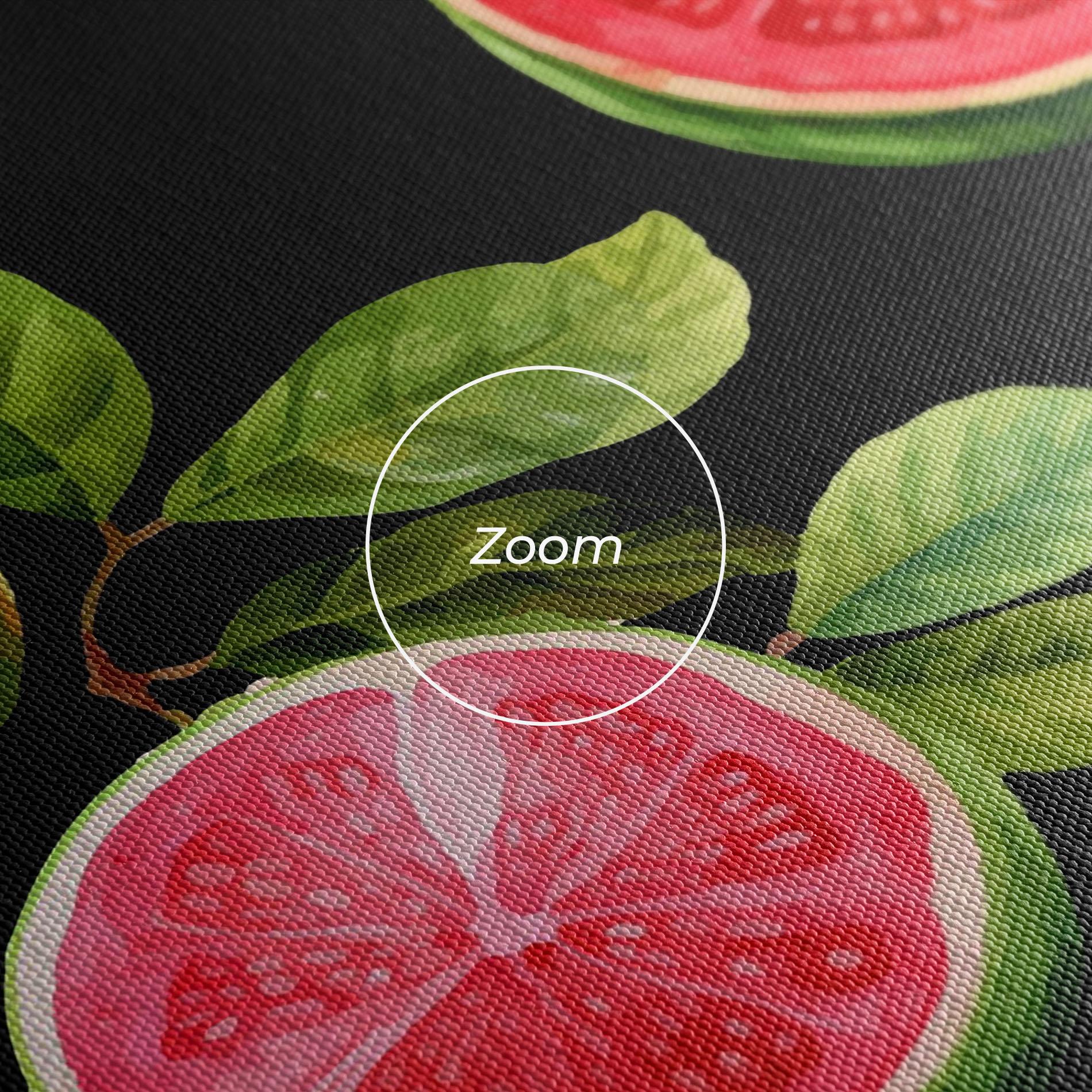 Картина на платно Green Fruit mockup 3