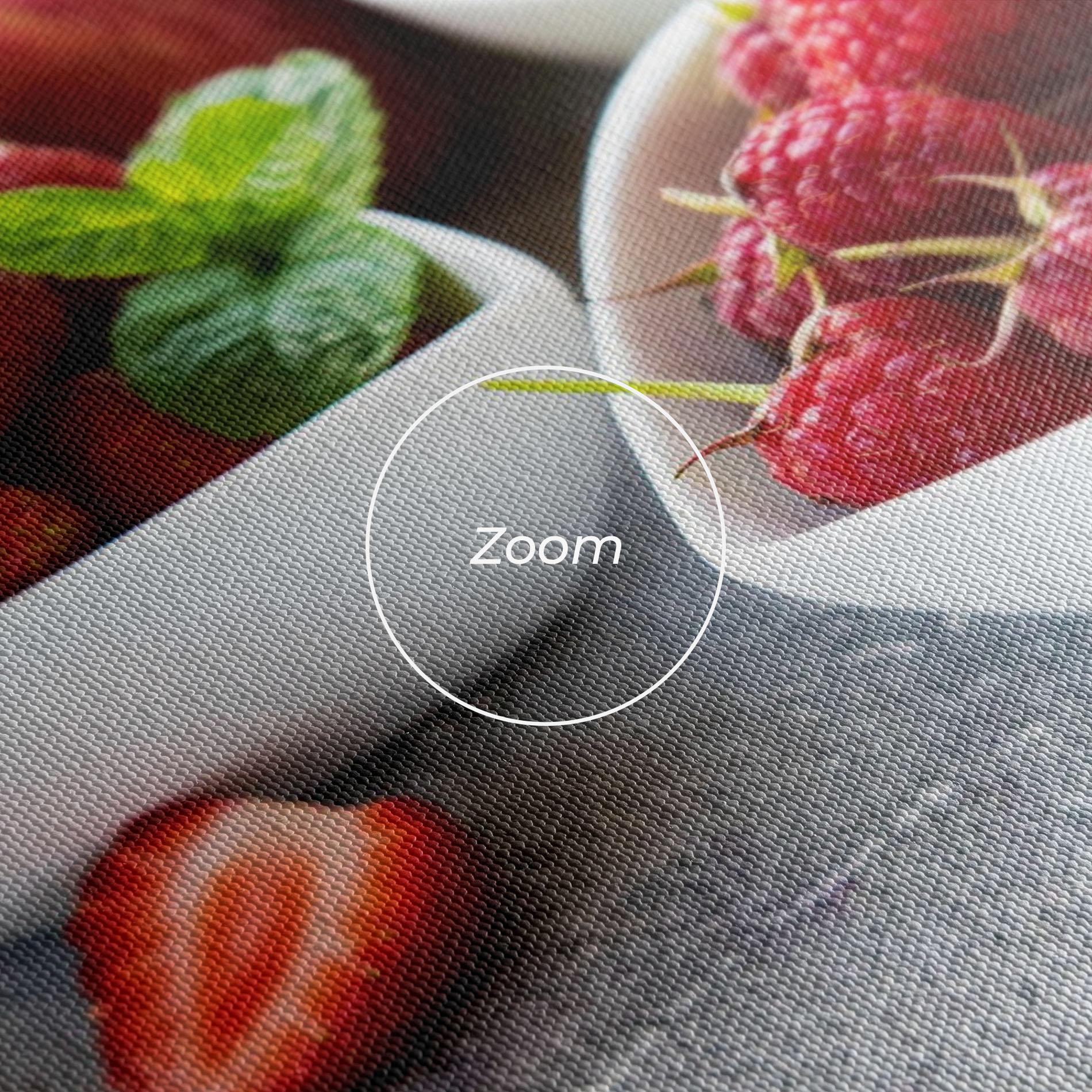 Картина на платно Heart Fresh Fruits mockup 3