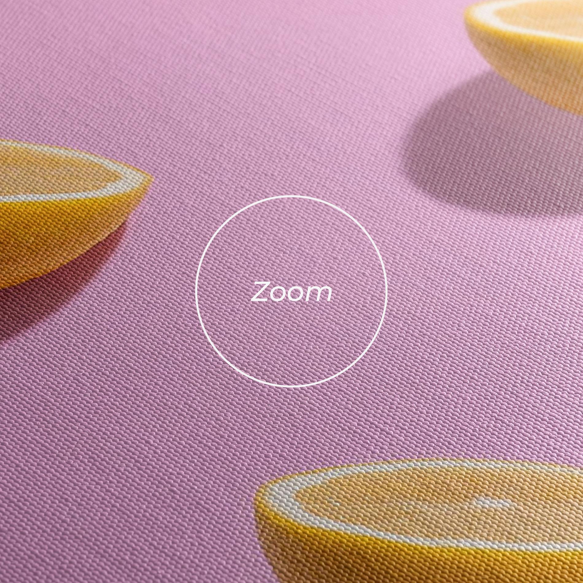 Картина на платно Lemon Pattern mockup 3
