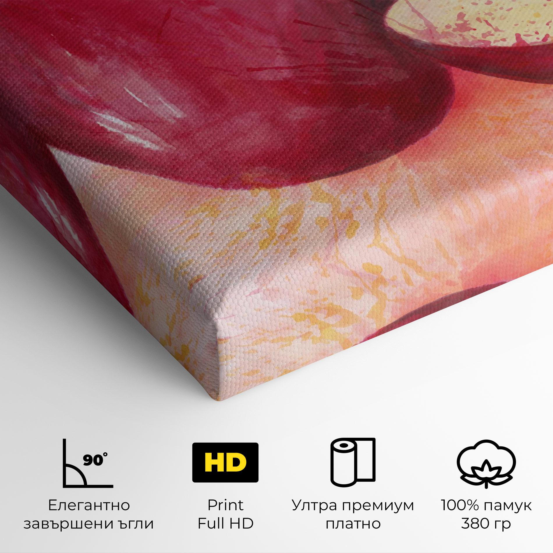 Картина на платно Apple Art mockup 4