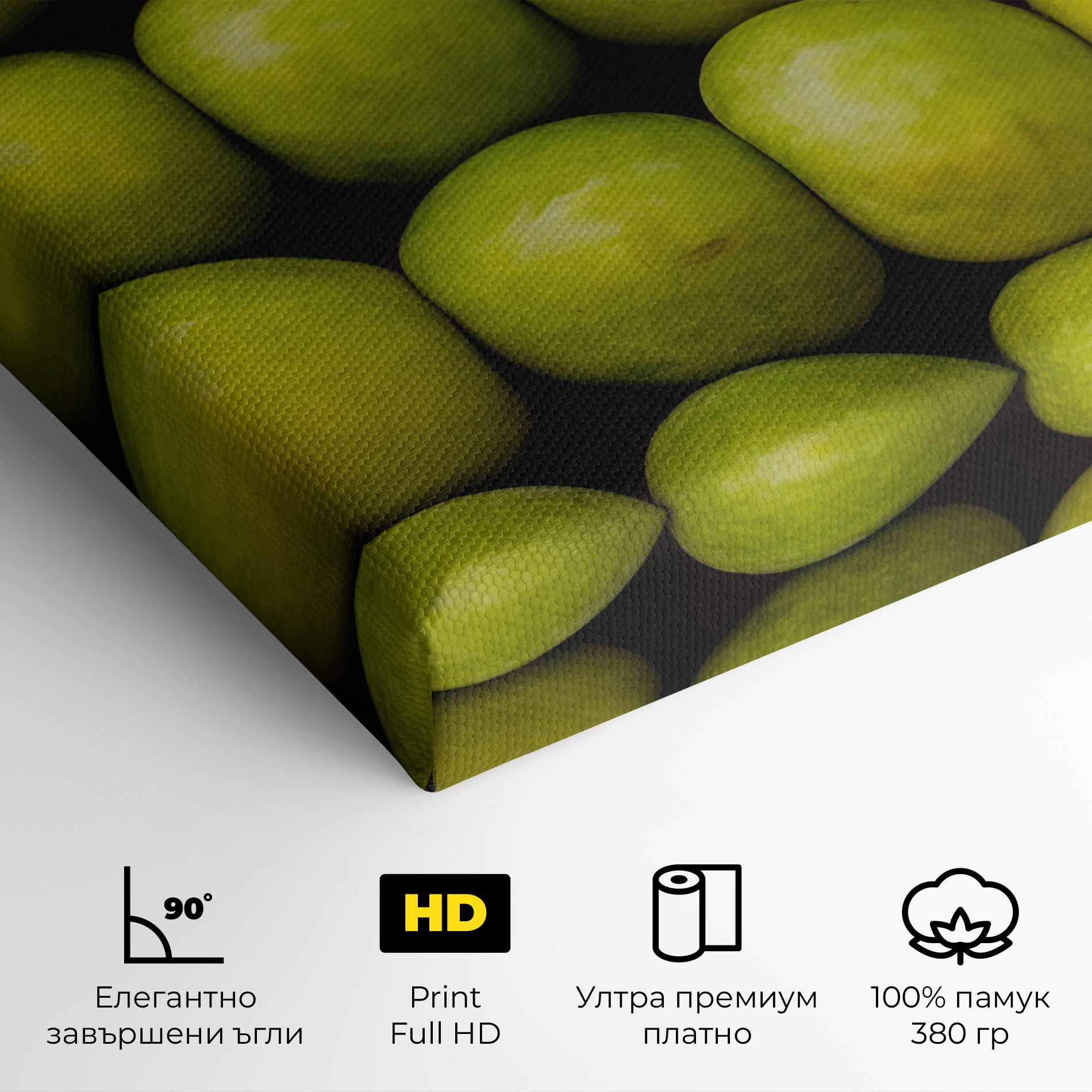 Картина на платно Apple Wall mockup 4