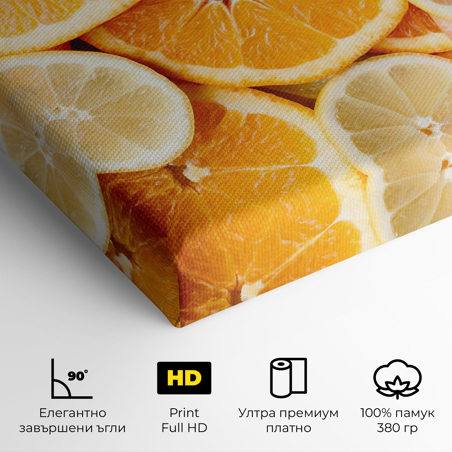 Картина на платно Citrus Fruits mockup 4