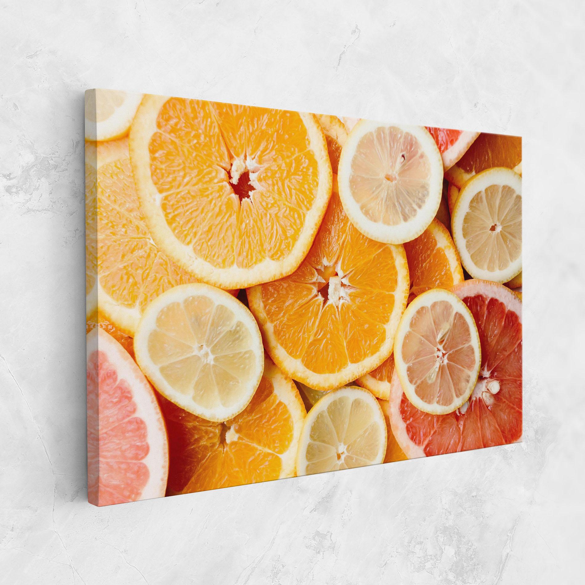 Картина на платно Citrus Fruits mockup 1