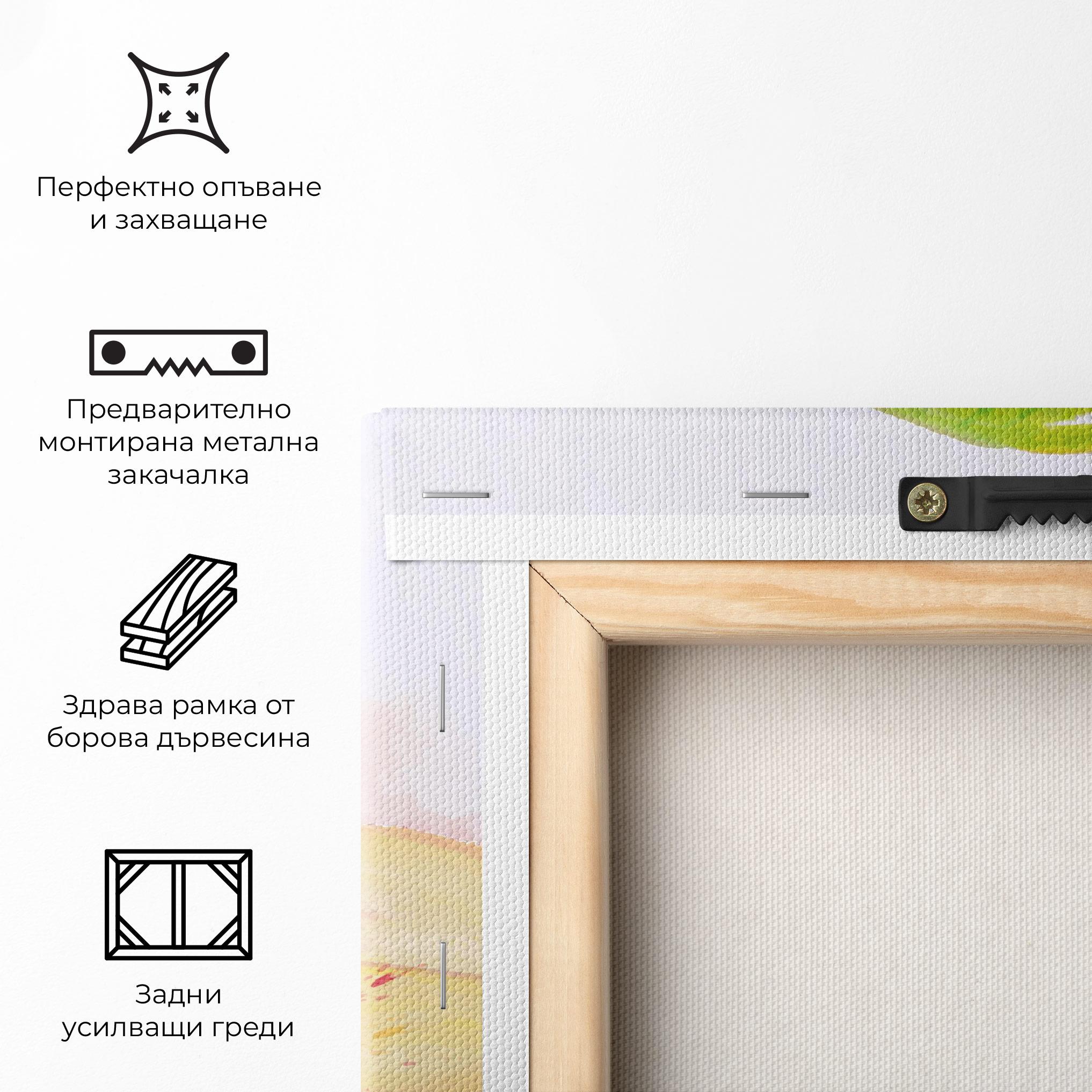 Картина на платно Apple Art mockup 5