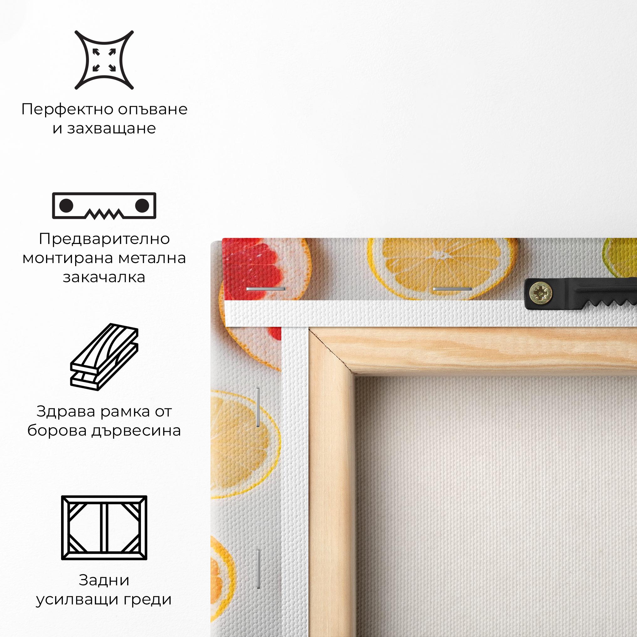 Картина на платно Grapefruit Mix mockup 5